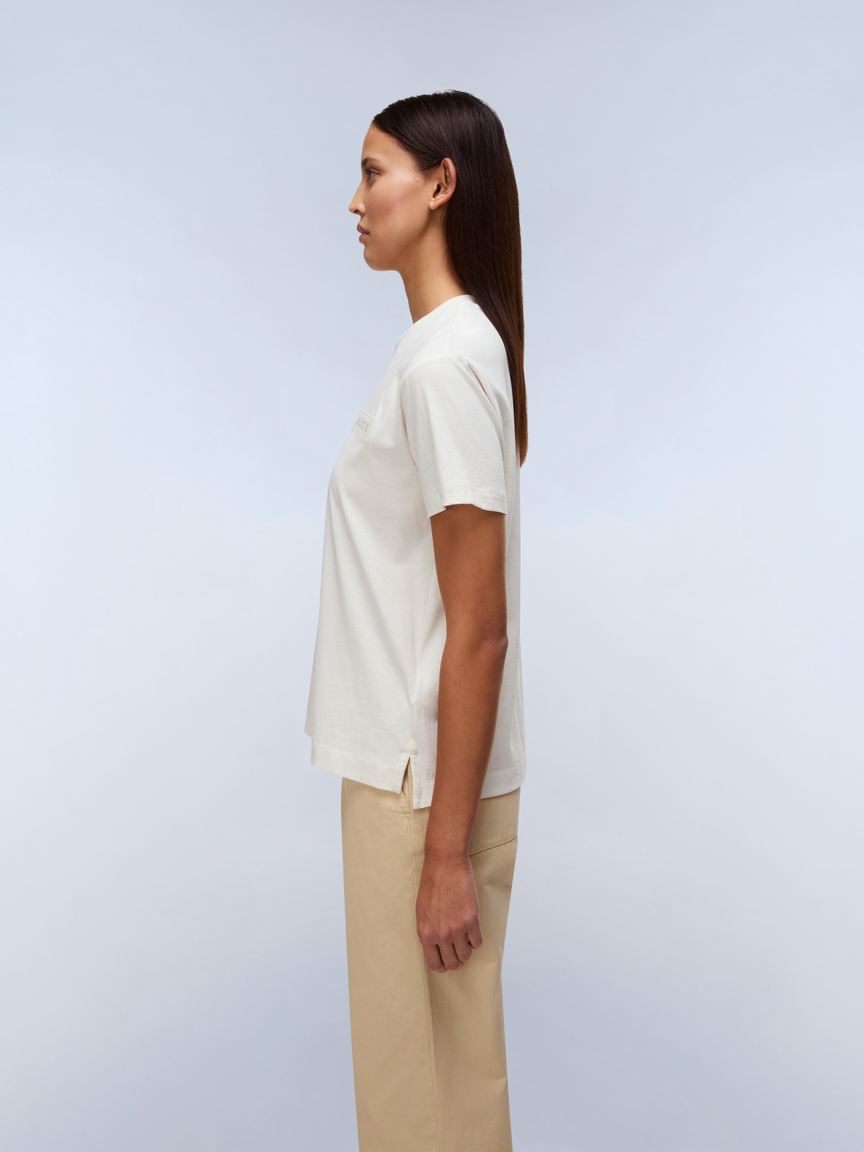 Napapijri S-Clarao Women's Short Sleeve T-Shirt - White