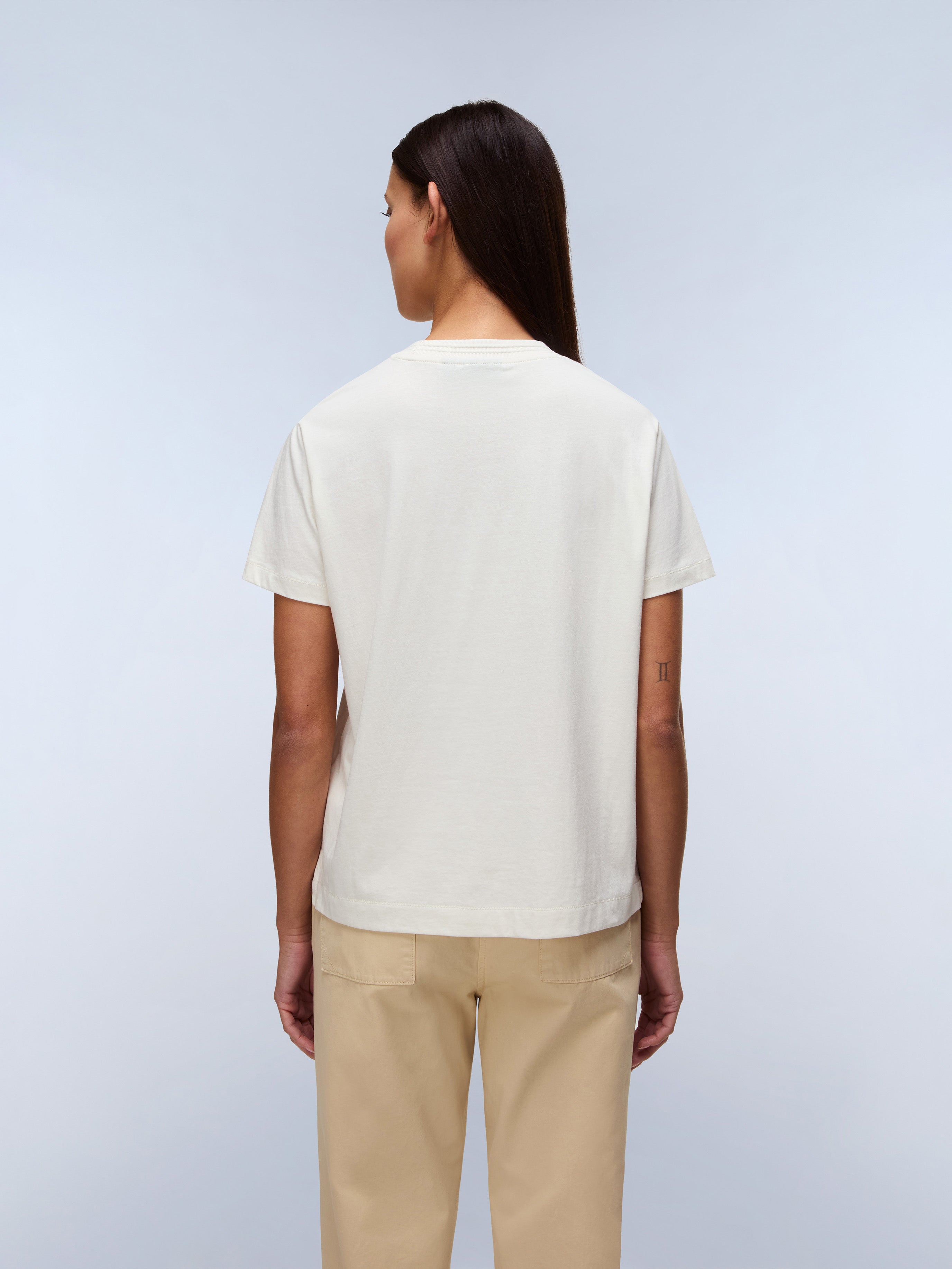 Napapijri S-Clarao Women's Short Sleeve T-Shirt - White