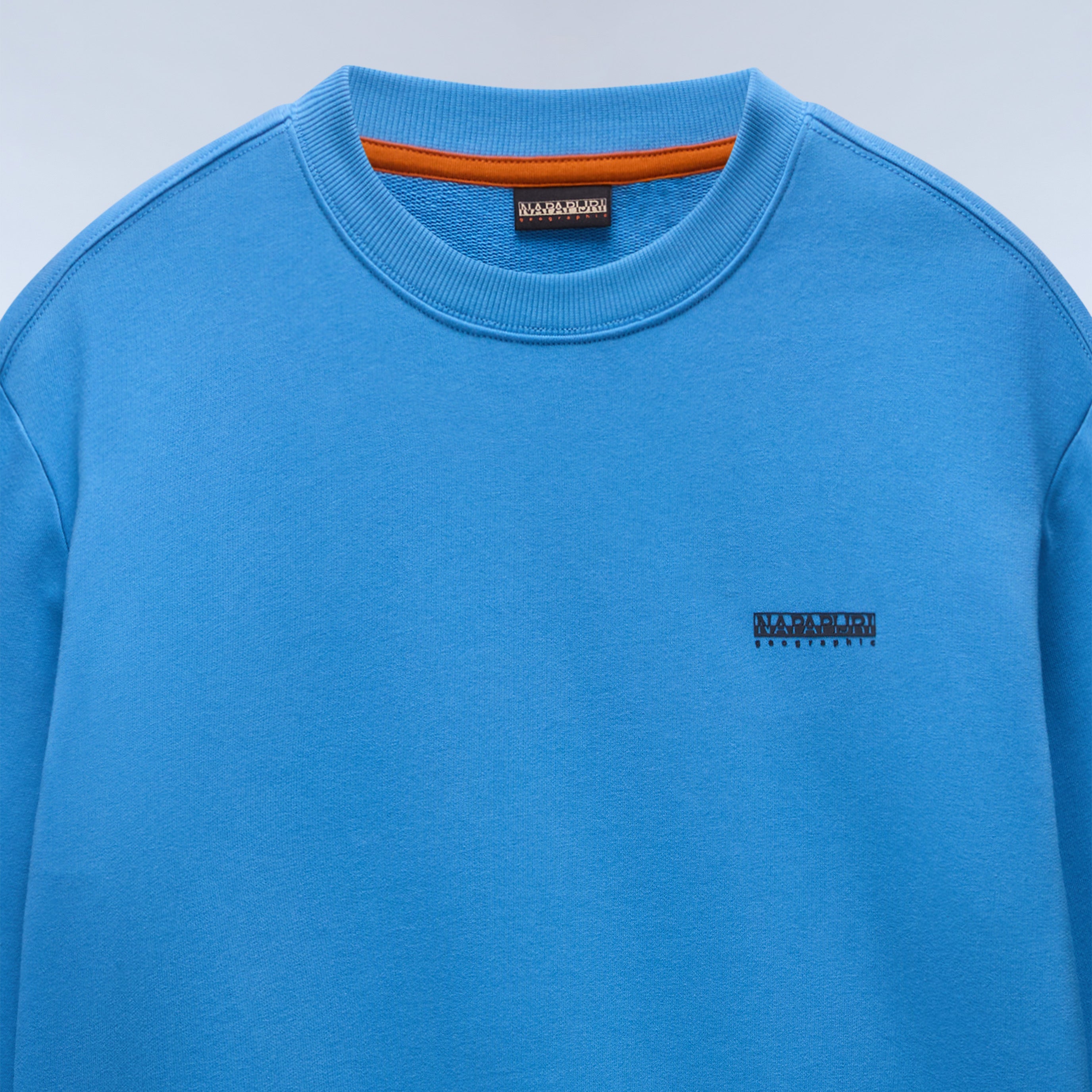 Napapijri Small Box Logo Sweatshirt - Light Blue