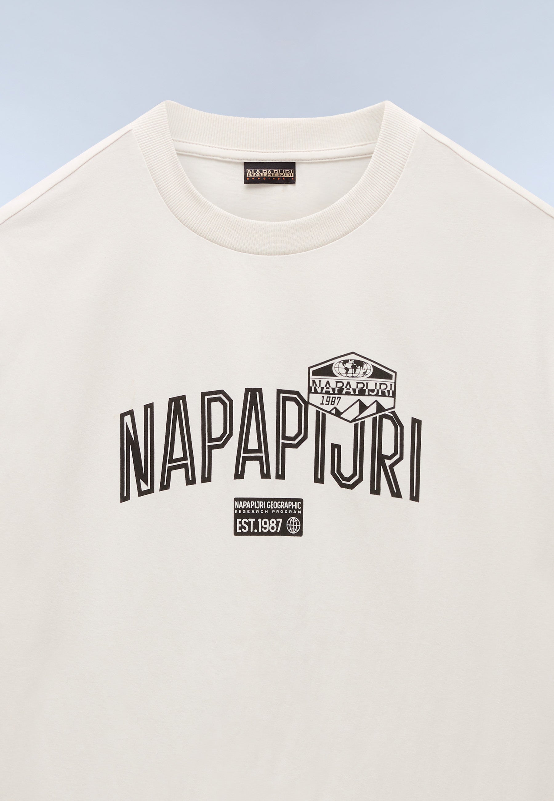 NAPAPIJRI S-FUNES SHORT SLEEVE T-SHIRT - BEIGE DIMITY