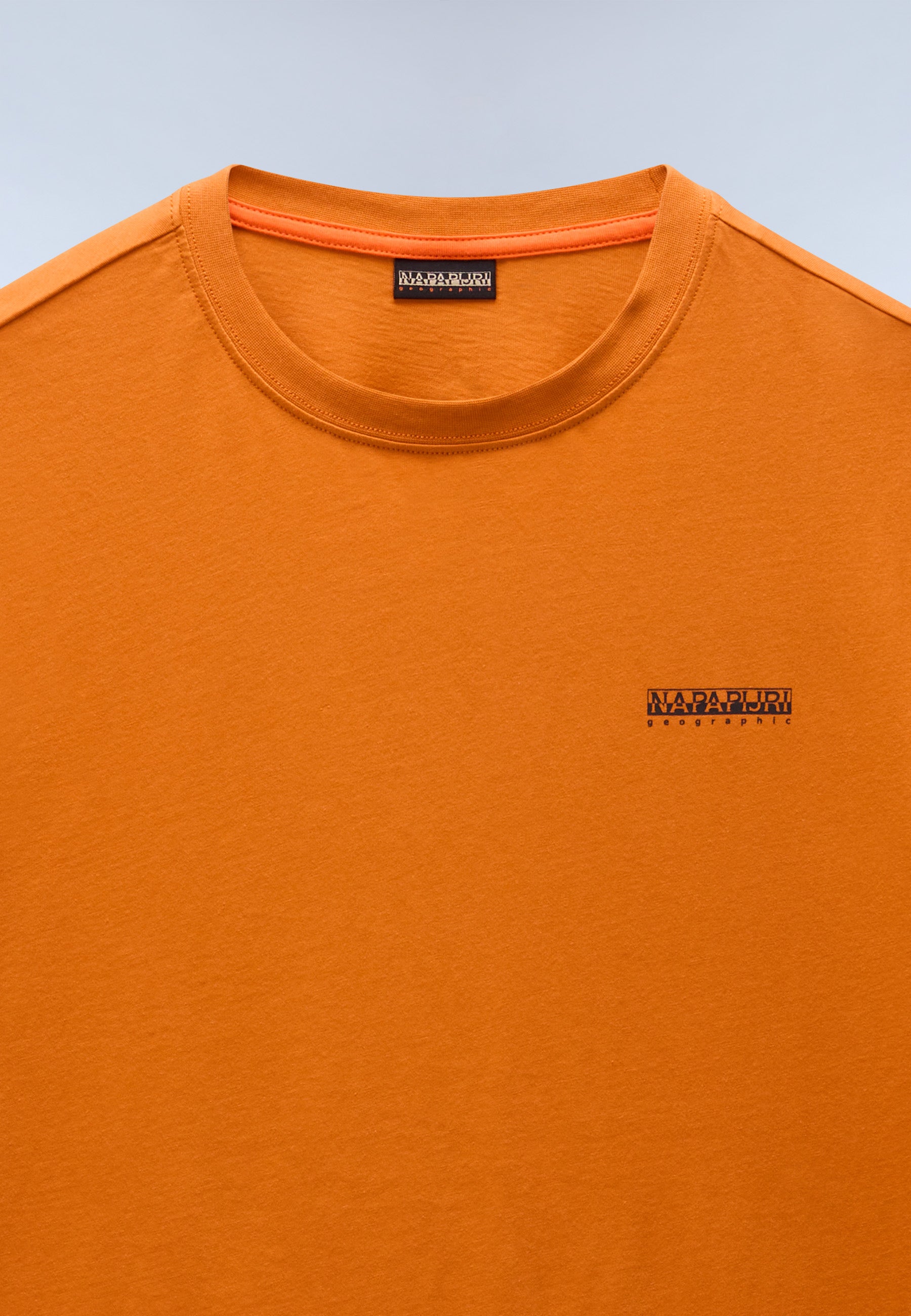 NAPAPIJRI S-GUIDE SHORT SLEEVE T-SHIRT - ORANGE PUMPKIN