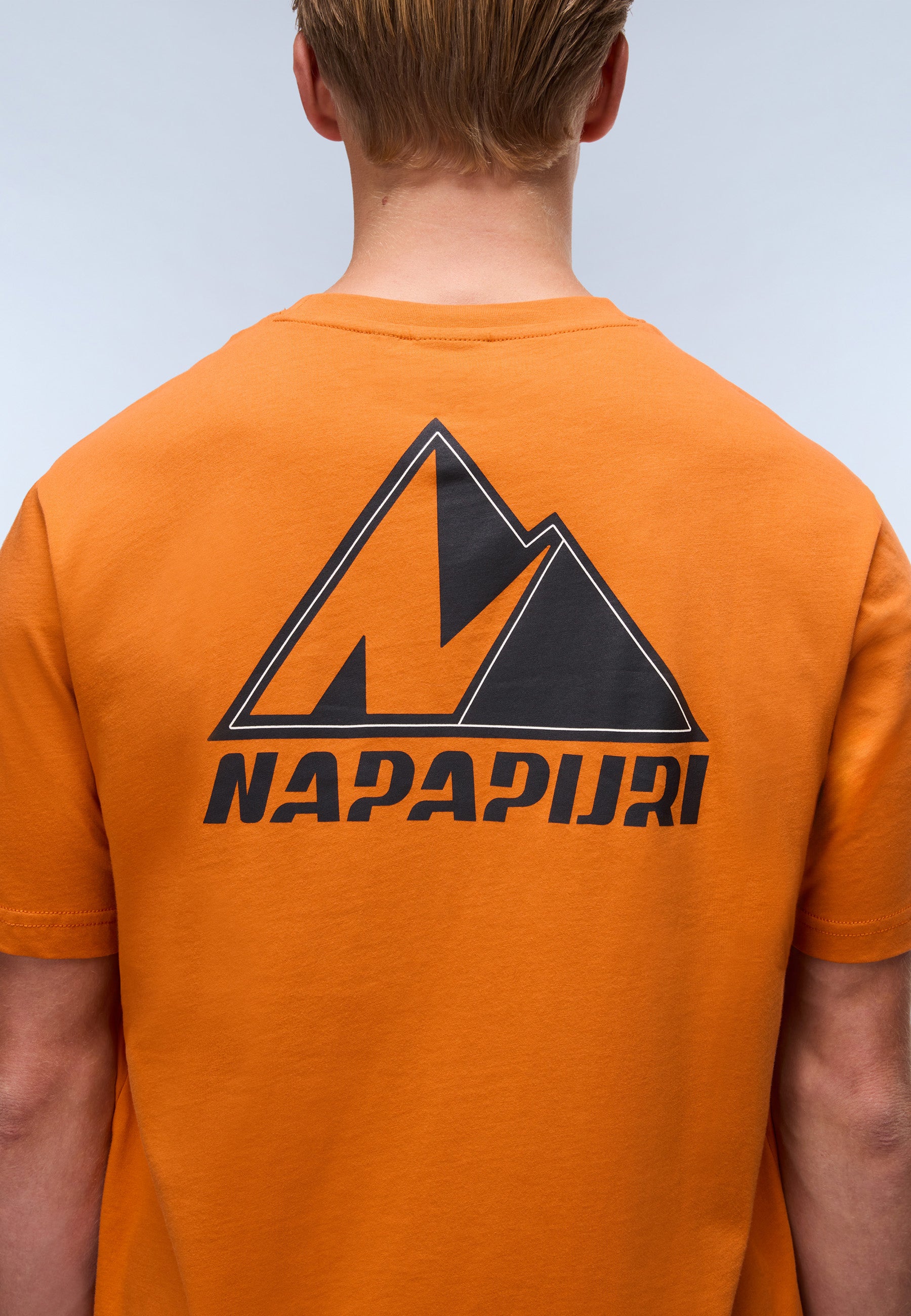 NAPAPIJRI S-GUIDE SHORT SLEEVE T-SHIRT - ORANGE PUMPKIN