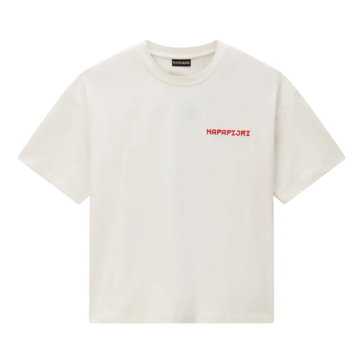 Napapijri S-Aral Women's Short Sleeve T-Shirt - White Whisper