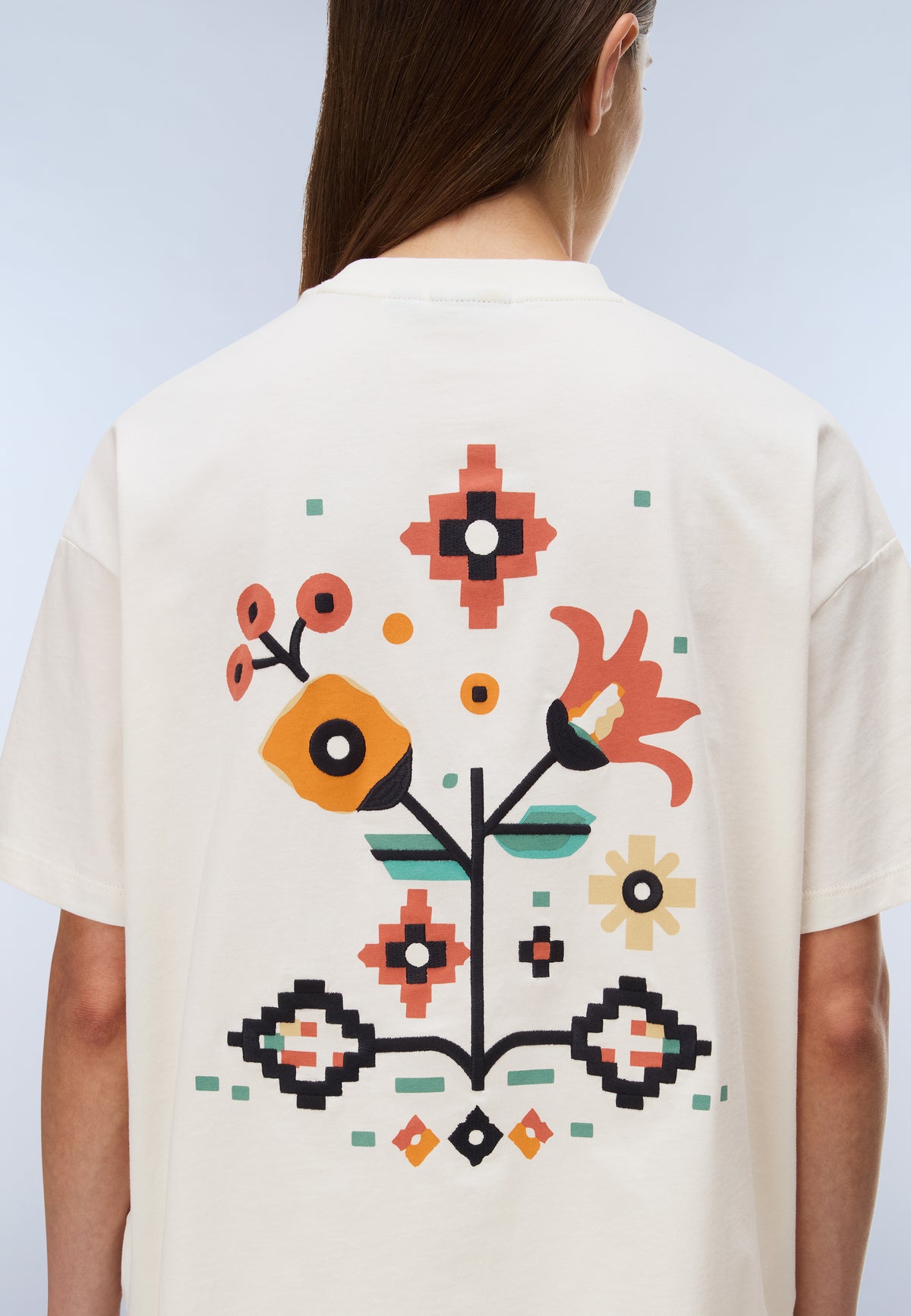Napapijri S-Aral Women's Short Sleeve T-Shirt - White Whisper