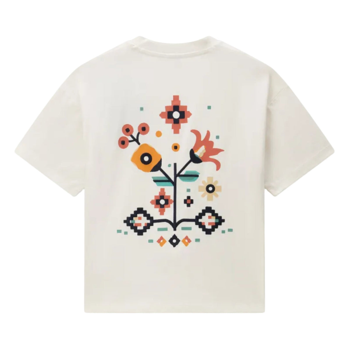 Napapijri S-Aral Women's Short Sleeve T-Shirt - White Whisper
