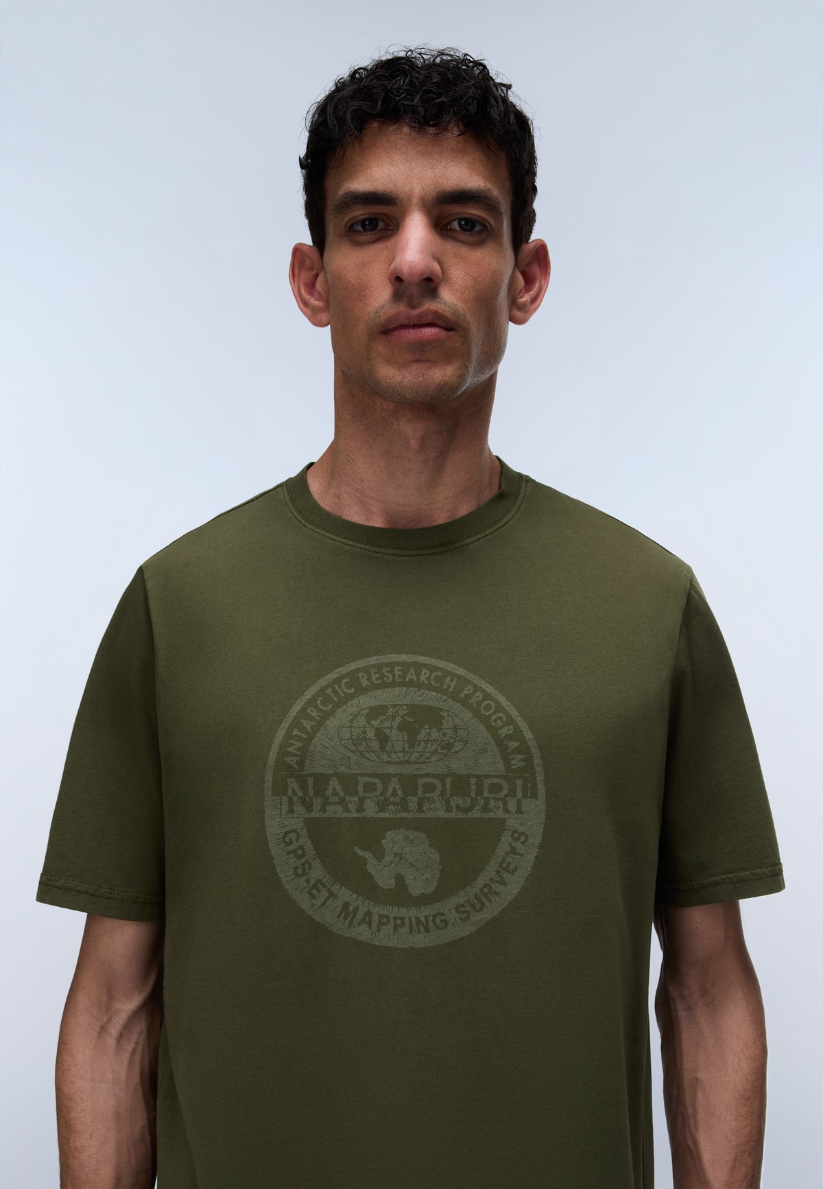 Napapijri S-Bollo Short Sleeve T-Shirt - Olive Night