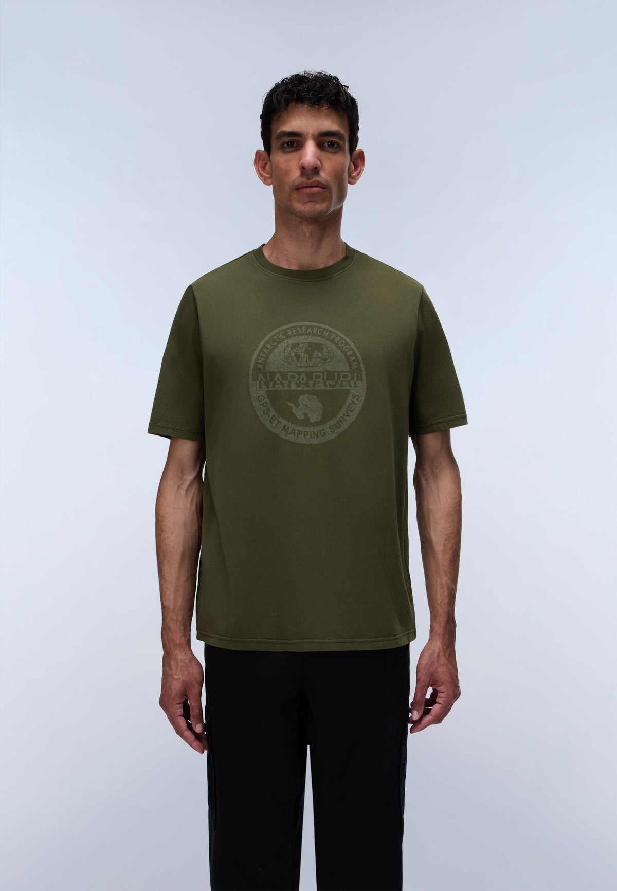 Napapijri S-Bollo Short Sleeve T-Shirt - Olive Night