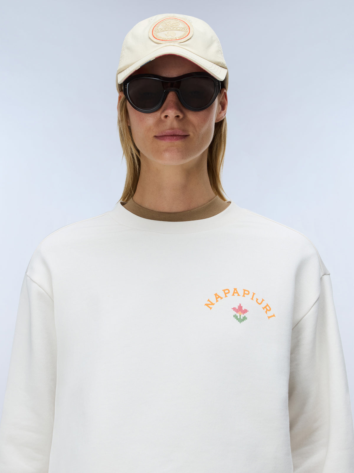 Napapijri B-Bliss Women's Sweat - White Whisper