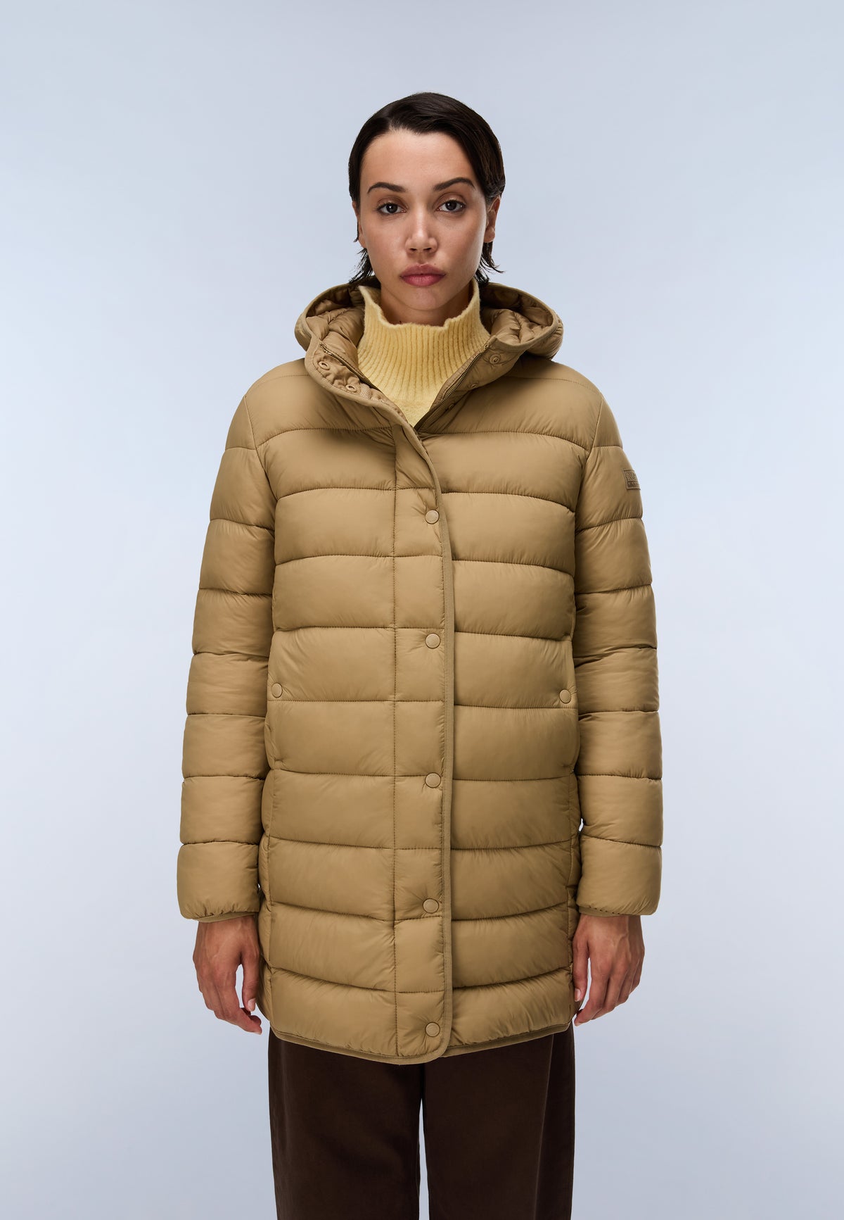 Napapijri Aerins Medium Womens Puffa Jacket - Oak