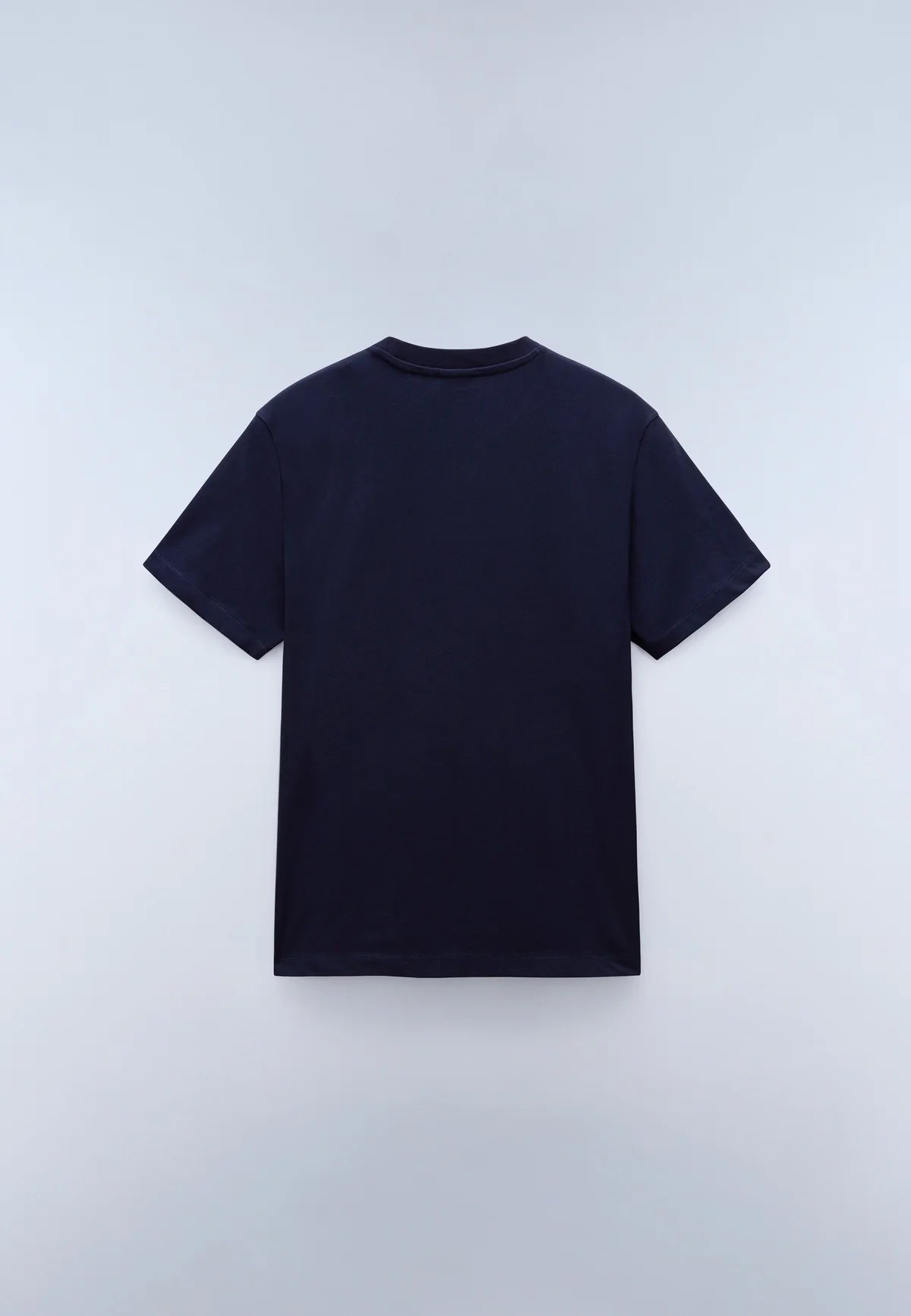 NAPAPIJRI BOX LOGO SHORT SLEEVE T-SHIRT - BLU MARINE