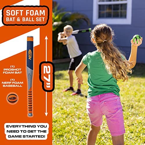 NERF 27" FOAM BAT & BALL SET