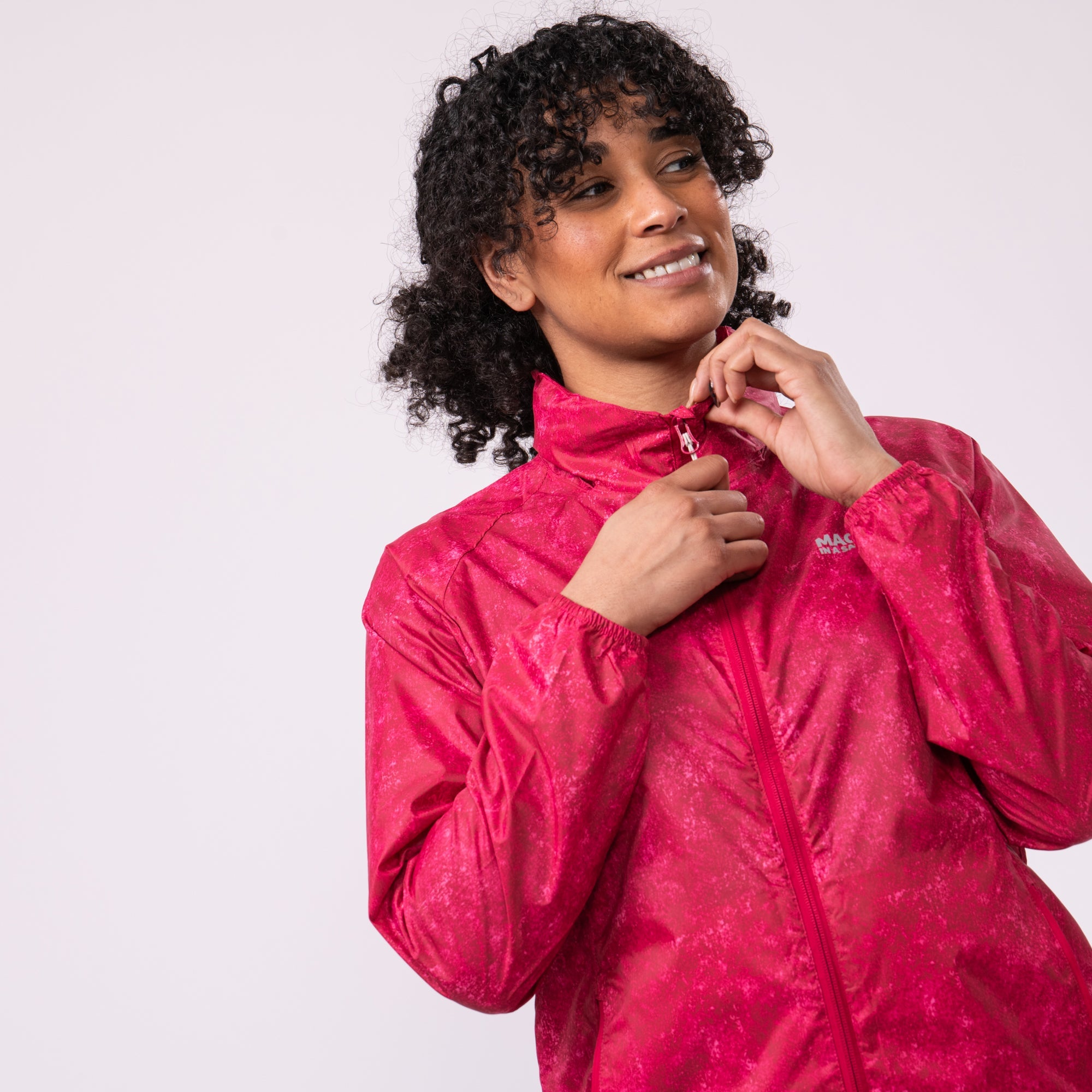 Mac In A Sac Origin II Edition Packable Waterproof Jacket - Pink Etch