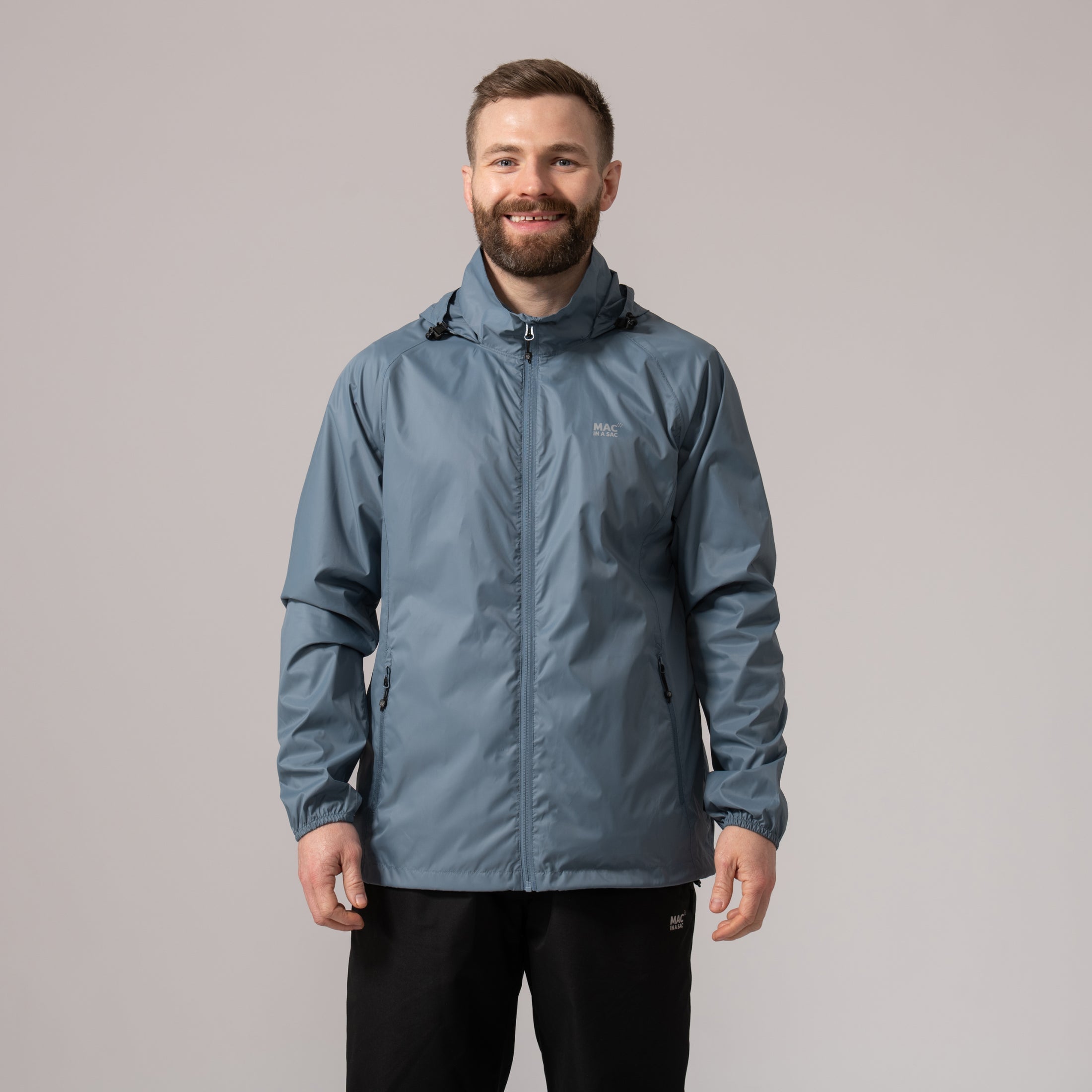 Mac In A Sac Origin II Packable Waterproof Jacket - Steel Grey