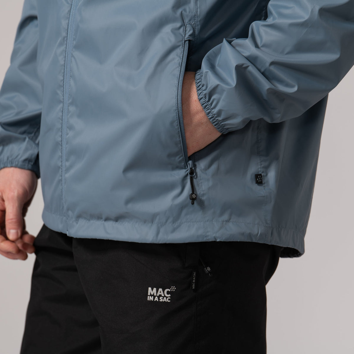 Mac In A Sac Origin II Packable Waterproof Jacket - Steel Grey