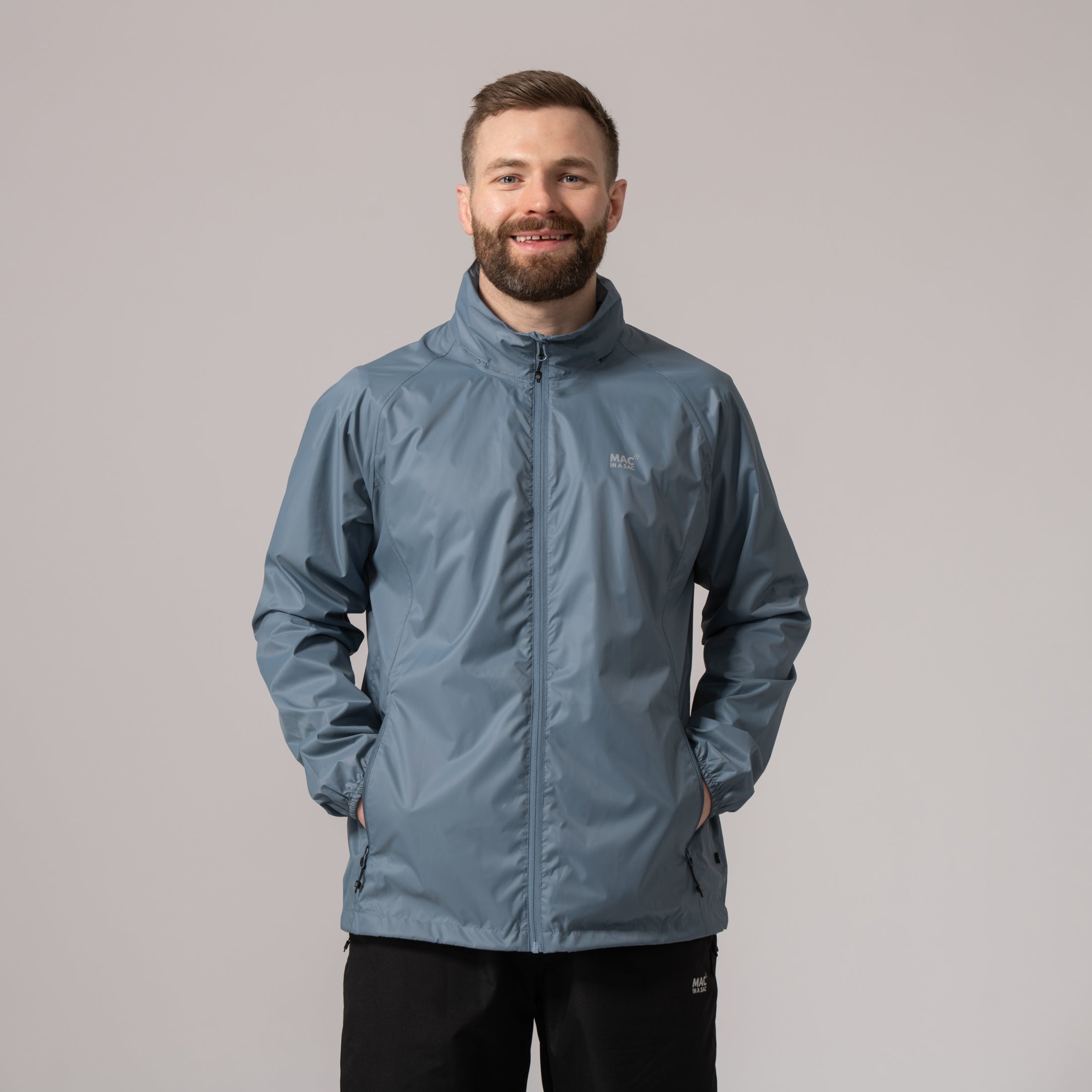 Mac In A Sac Origin II Packable Waterproof Jacket - Steel Grey