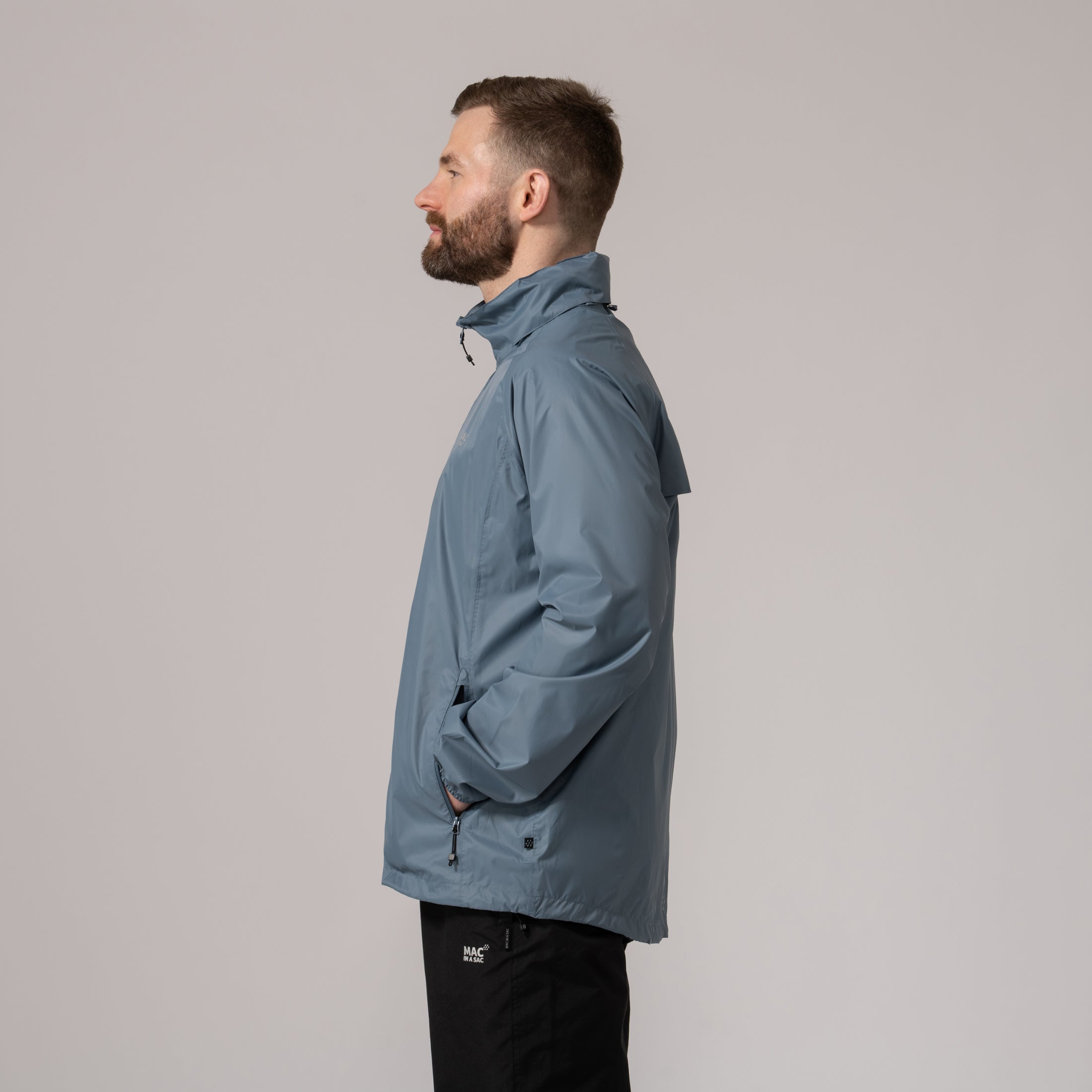 Mac In A Sac Origin II Packable Waterproof Jacket - Steel Grey