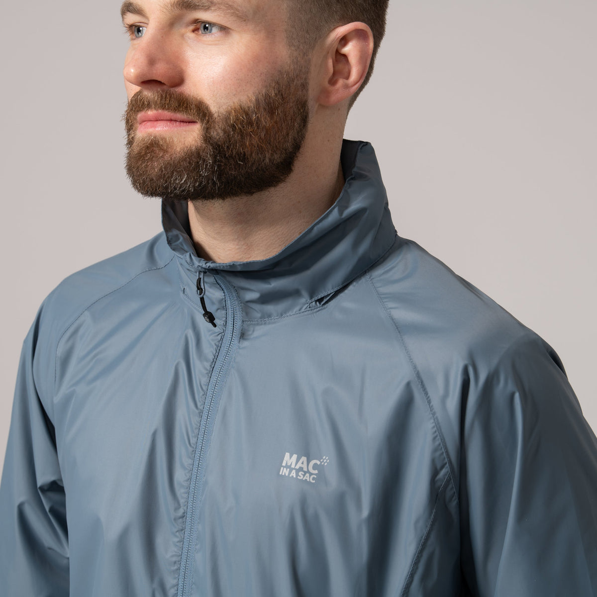Mac In A Sac Origin II Packable Waterproof Jacket - Steel Grey