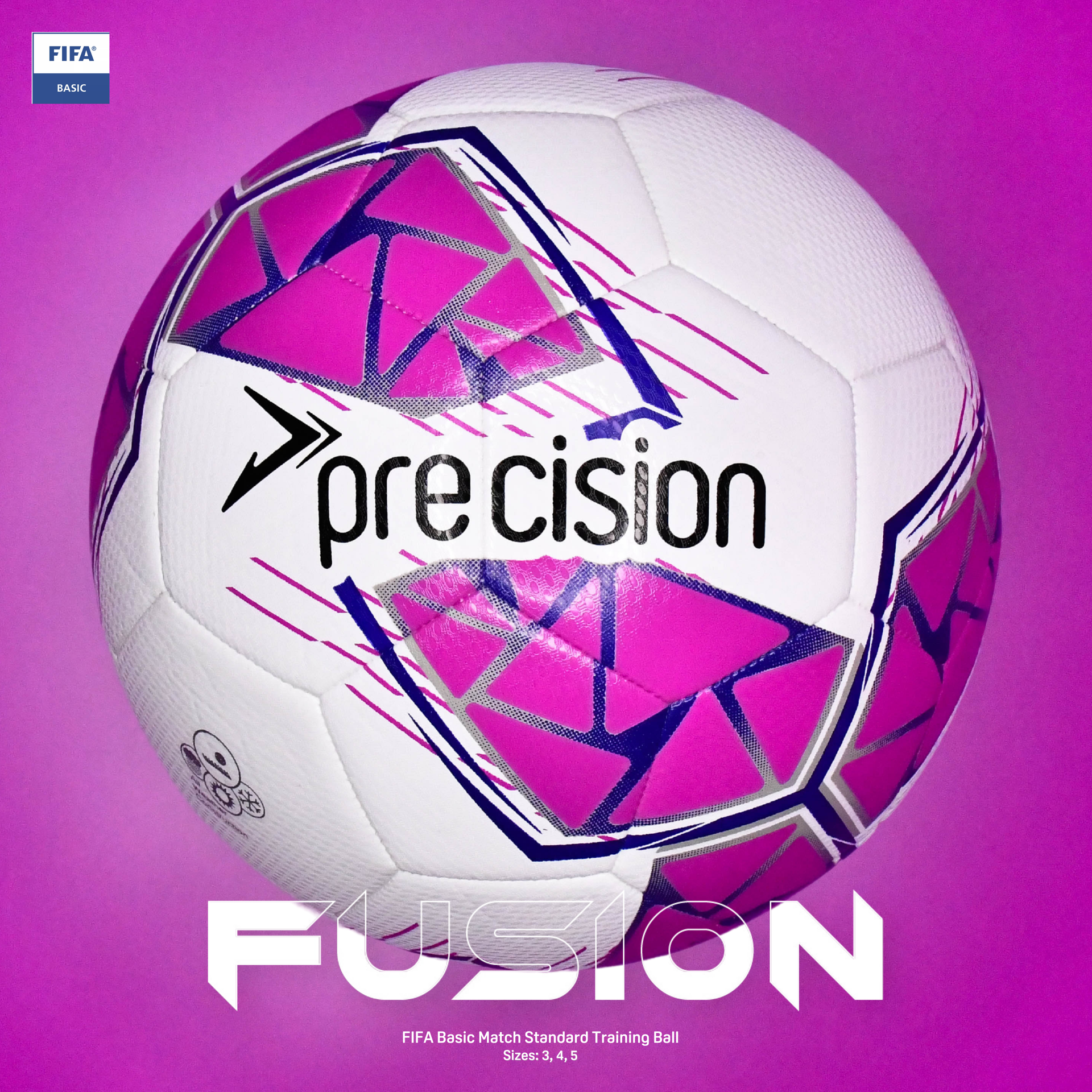 PRECISION FUSION FIFA TRAINING BALL - SIZE 5