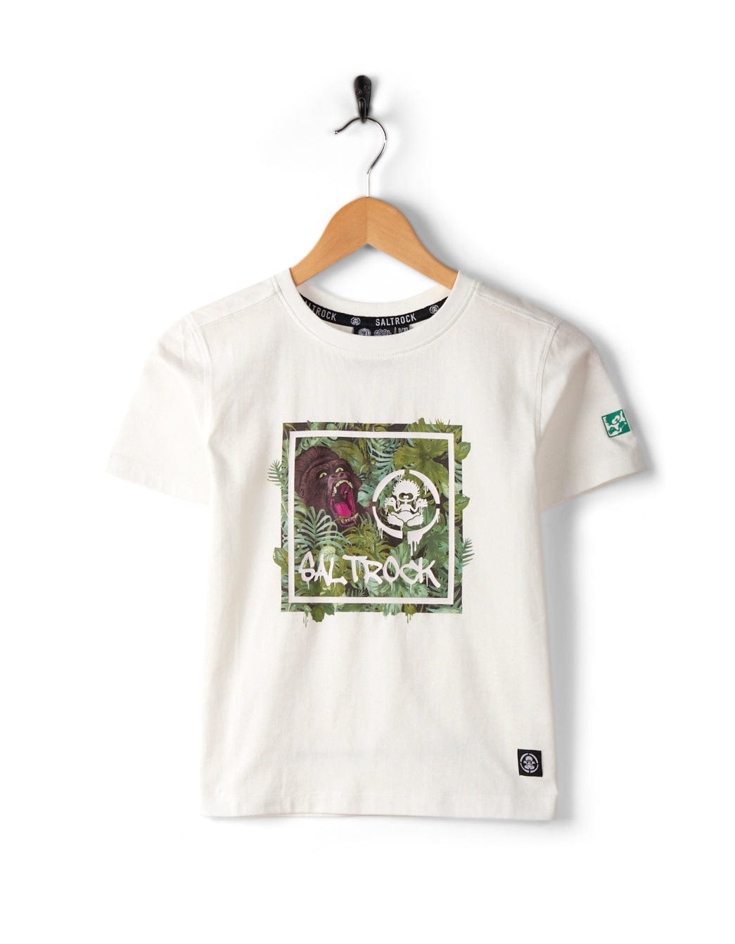 SALTROCK 'RUMBLE' KIDS SHORT SLEEVE T-SHIRT - WHITE