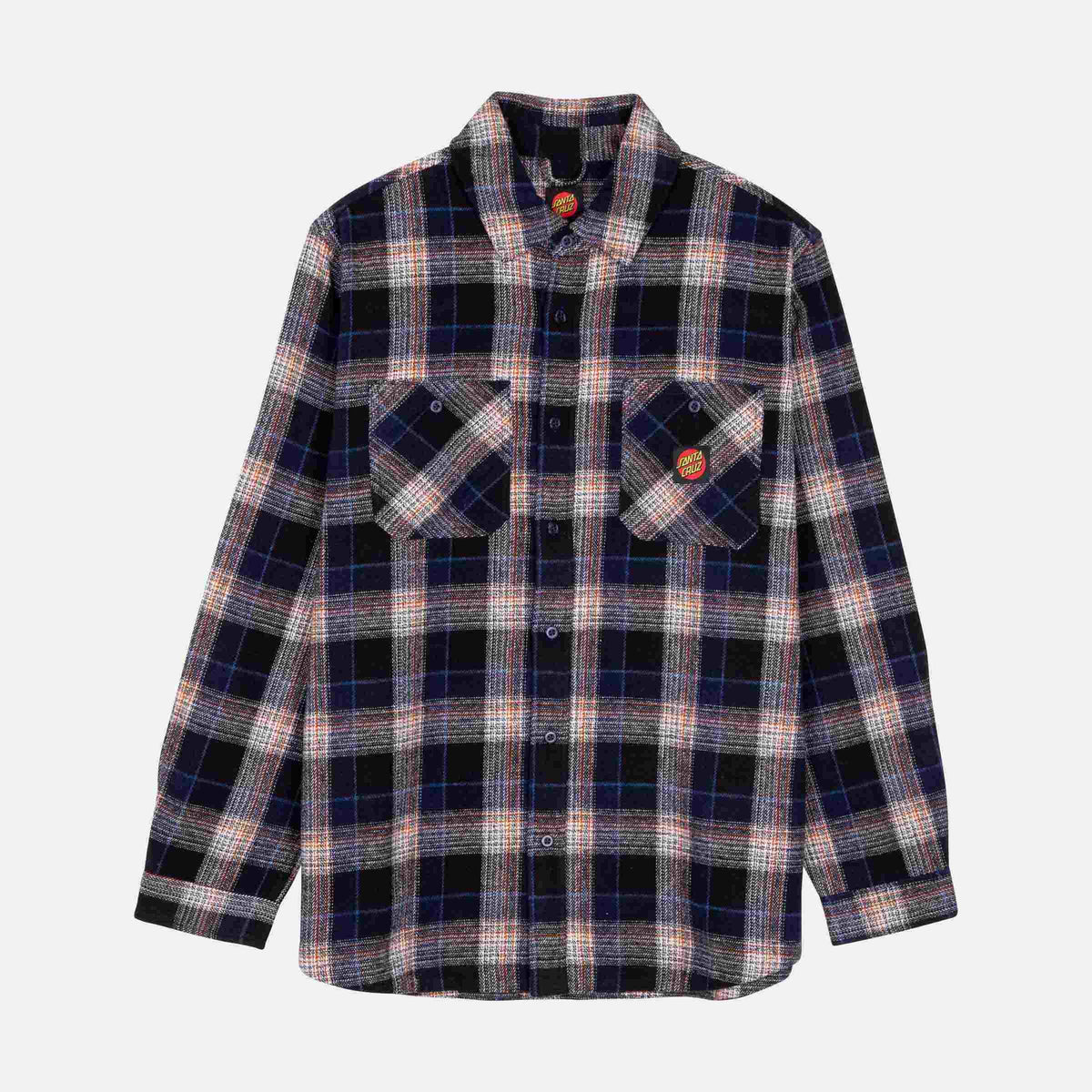 SANTA CRUZ APEX SHIRT - NAVY CHECK