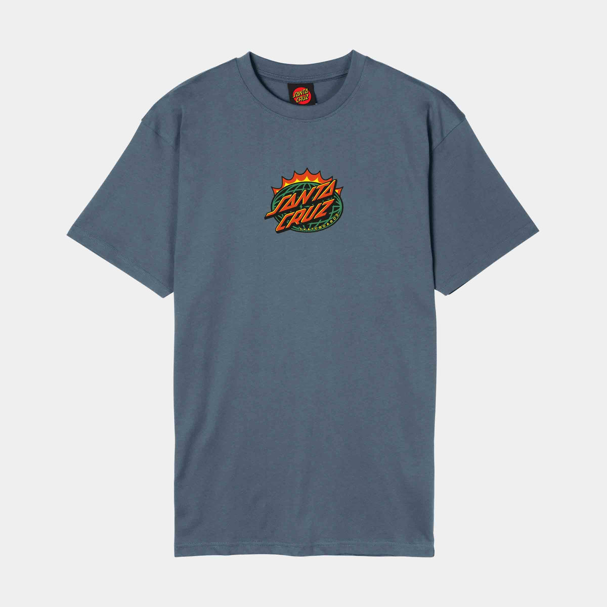 SANTA CRUZ KENDALL END OF THE DOT T-SHIRT - STORM GREY