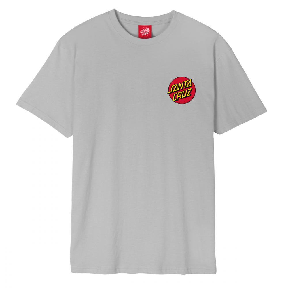 SANTA CRUZ CLASSIC DOT CHEST T-SHIRT - MIST