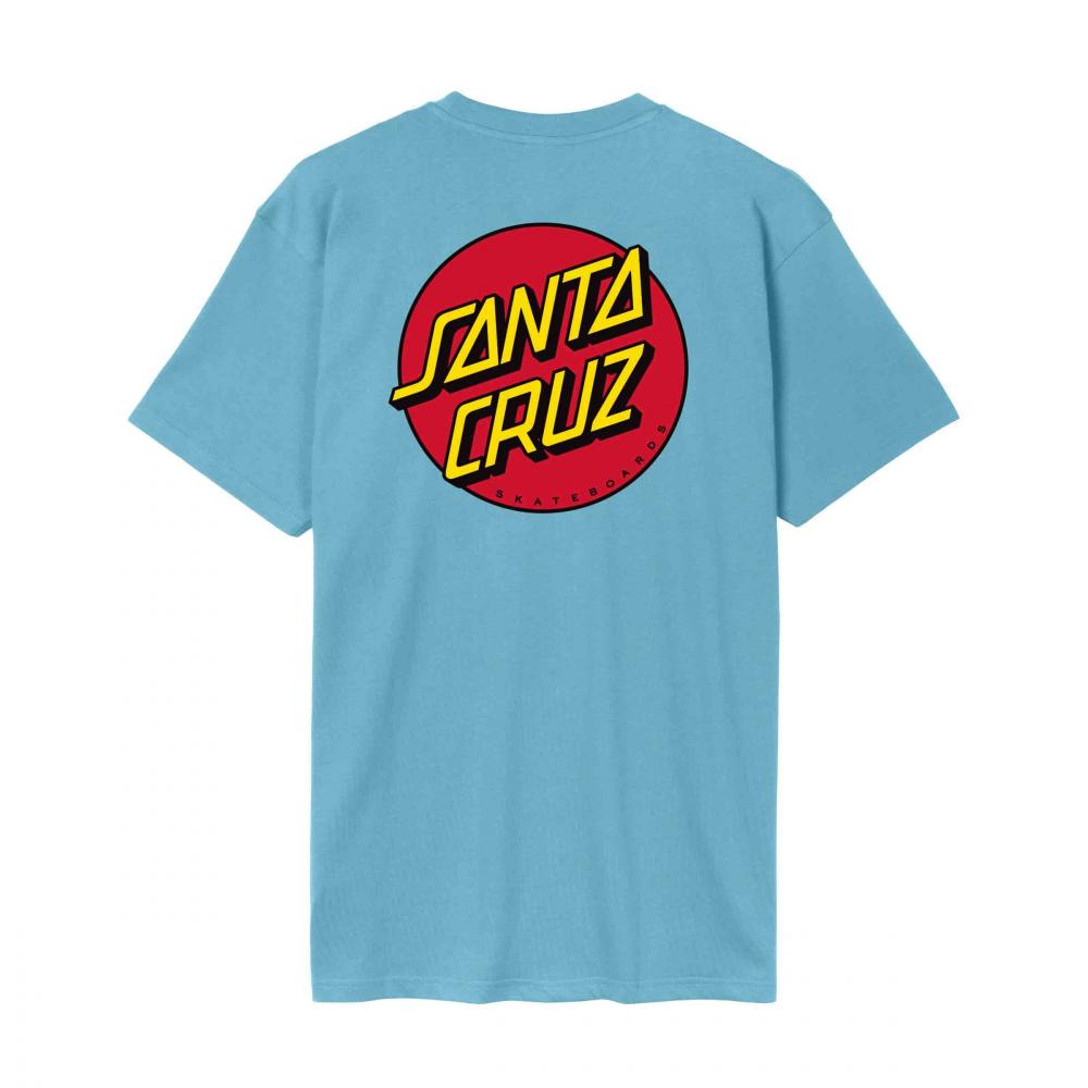 SANTA CRUZ CLASSIC DOT CHEST T-SHIRT - NORSE BLUE
