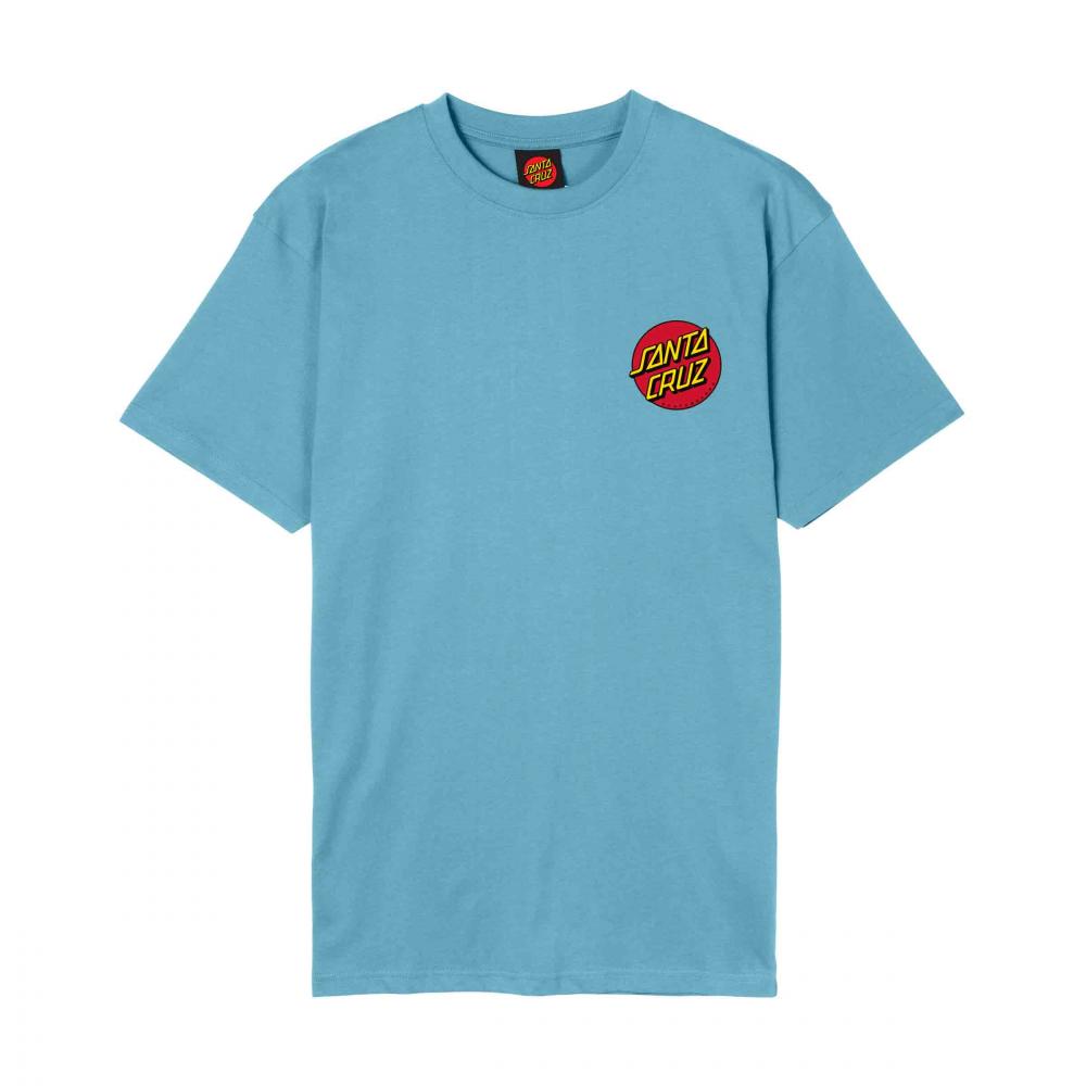SANTA CRUZ CLASSIC DOT CHEST T-SHIRT - NORSE BLUE
