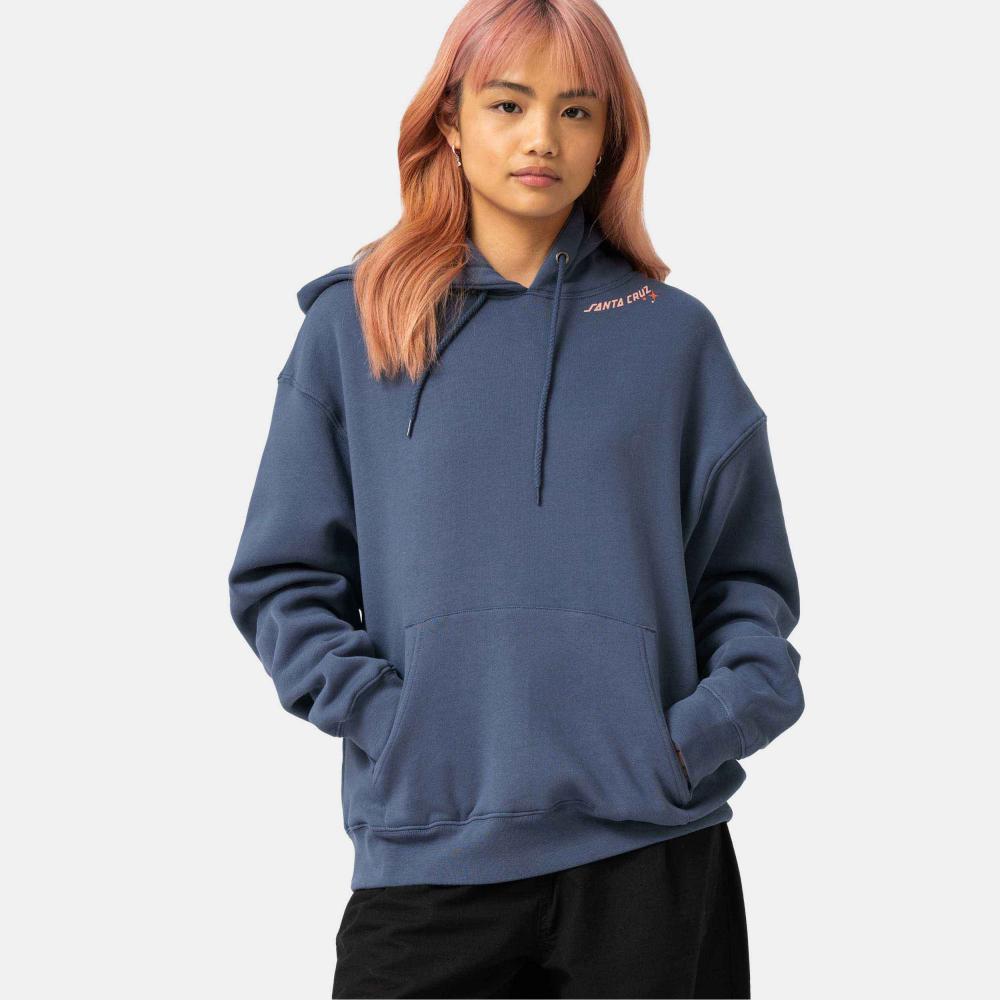 SANTA CRUZ NIGHT CRITTER WOMEN'S HOODIE - HERITAGE BLUE