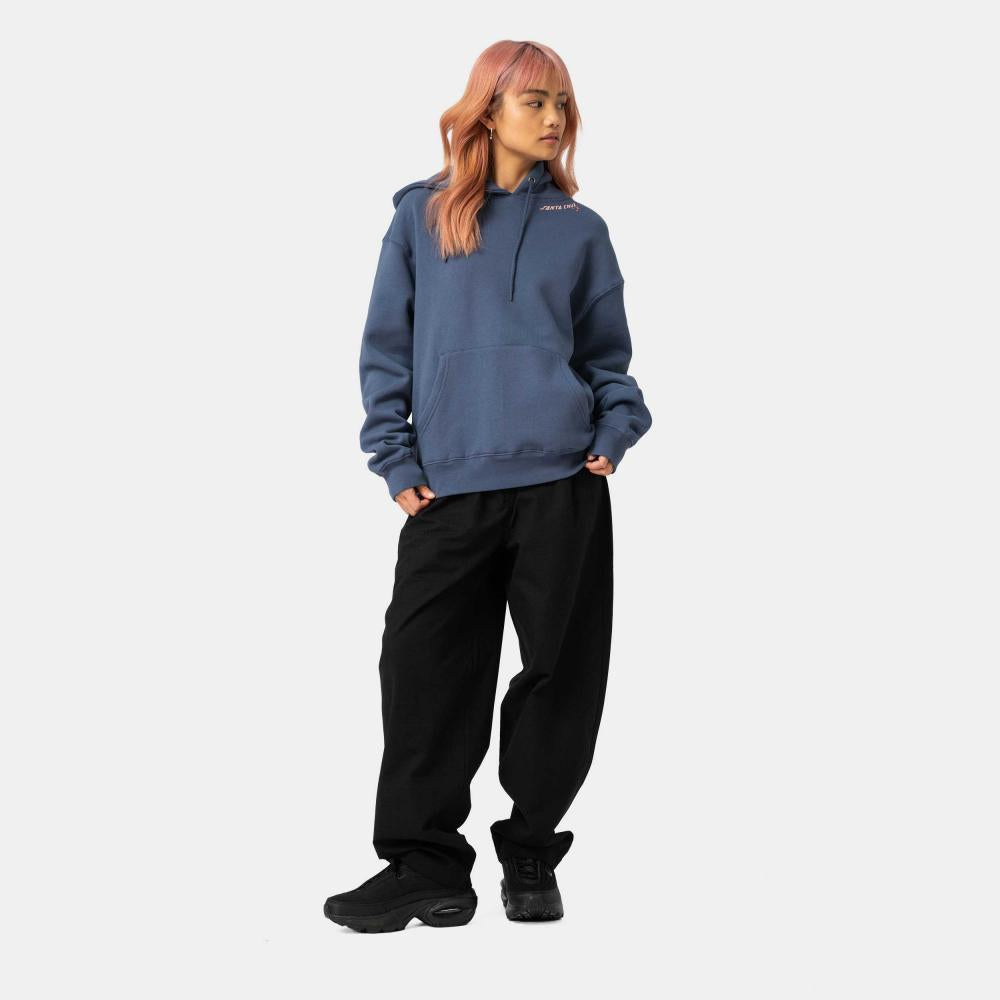 SANTA CRUZ NIGHT CRITTER WOMEN'S HOODIE - HERITAGE BLUE