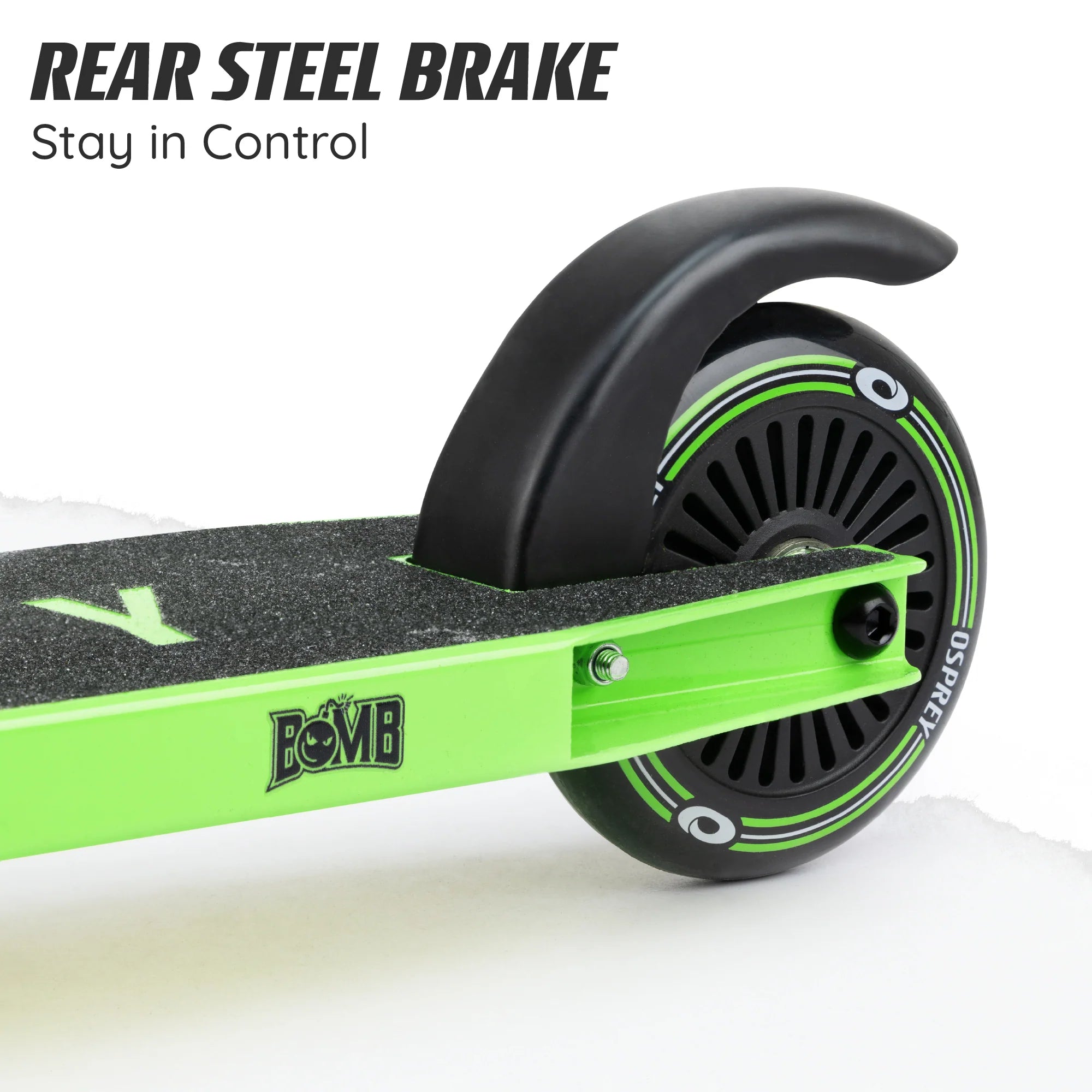 OSPREY 'BOMB' STUNT SCOOTER - GREEN