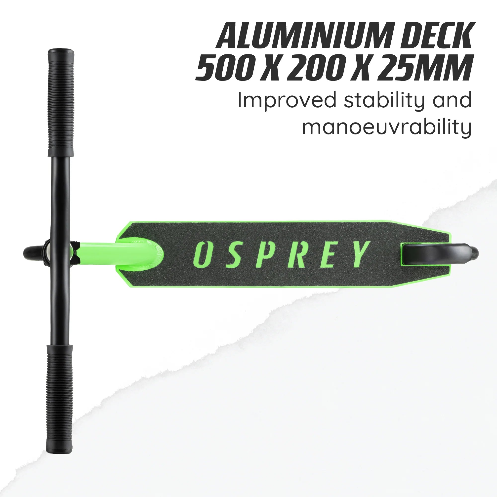 OSPREY 'BOMB' STUNT SCOOTER - GREEN