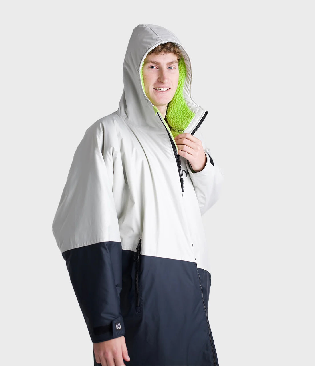 Dryrobe® Anthracite Lime Advance Adults Changing Robe