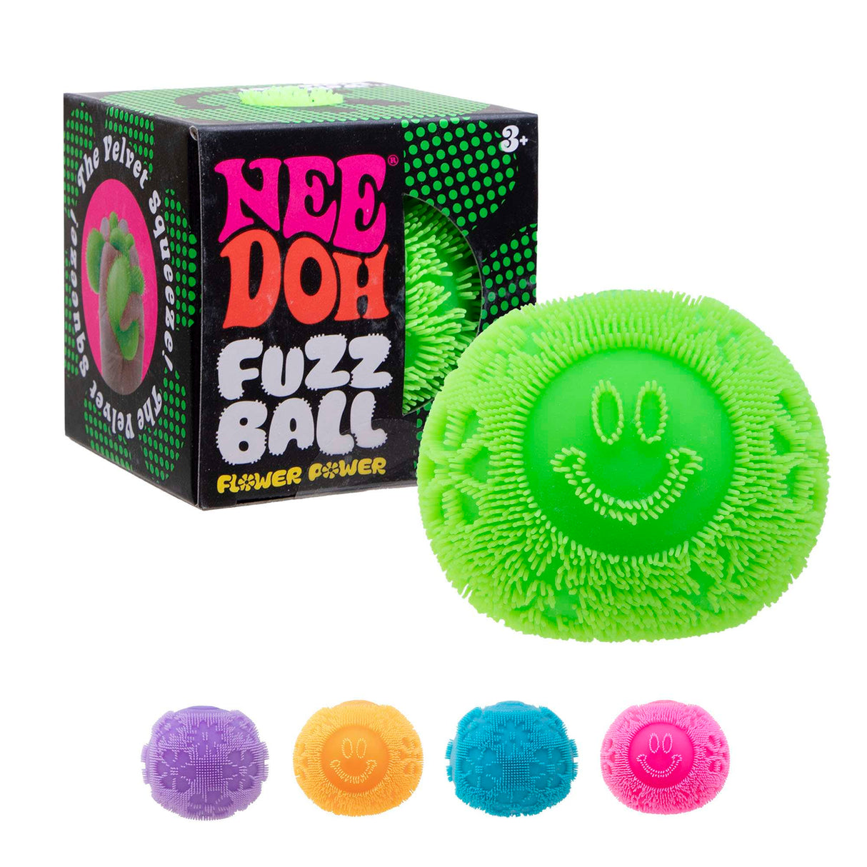 NeeDoh Fuzz Ball Flower Power