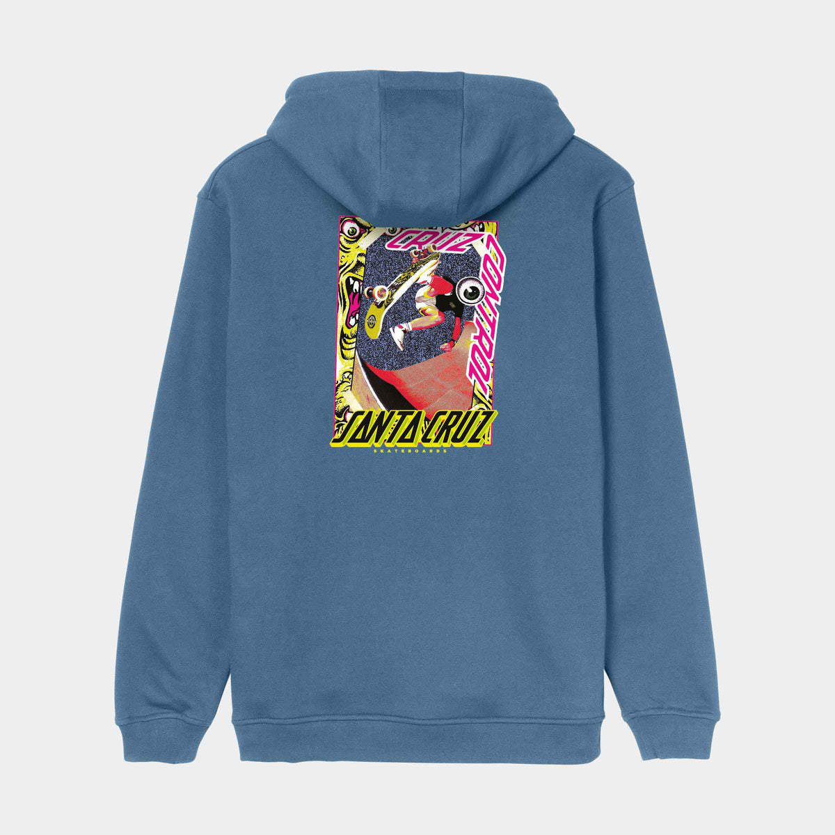 Santa Cruz Roskopp Cruz Control Hoodie - Faded Denin