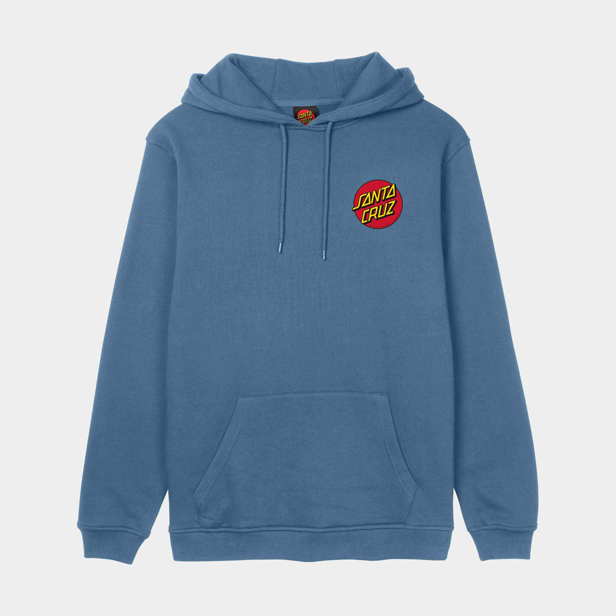 Santa Cruz Classic Dot Chest Hoodie - Faded Denim