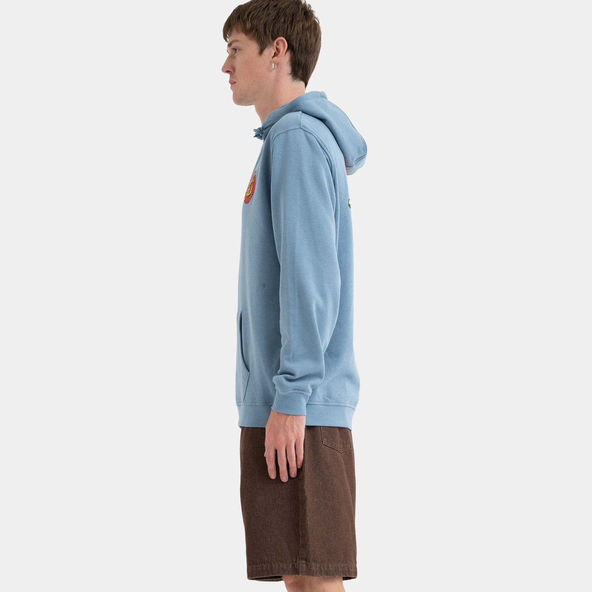 Santa Cruz Classic Dot Chest Hoodie - Faded Denim