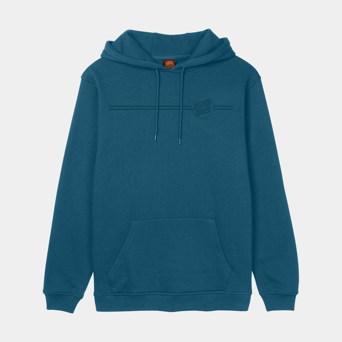 Santa Cruz Tonal Opus Dot Stripe Hoodie - Dark Teal