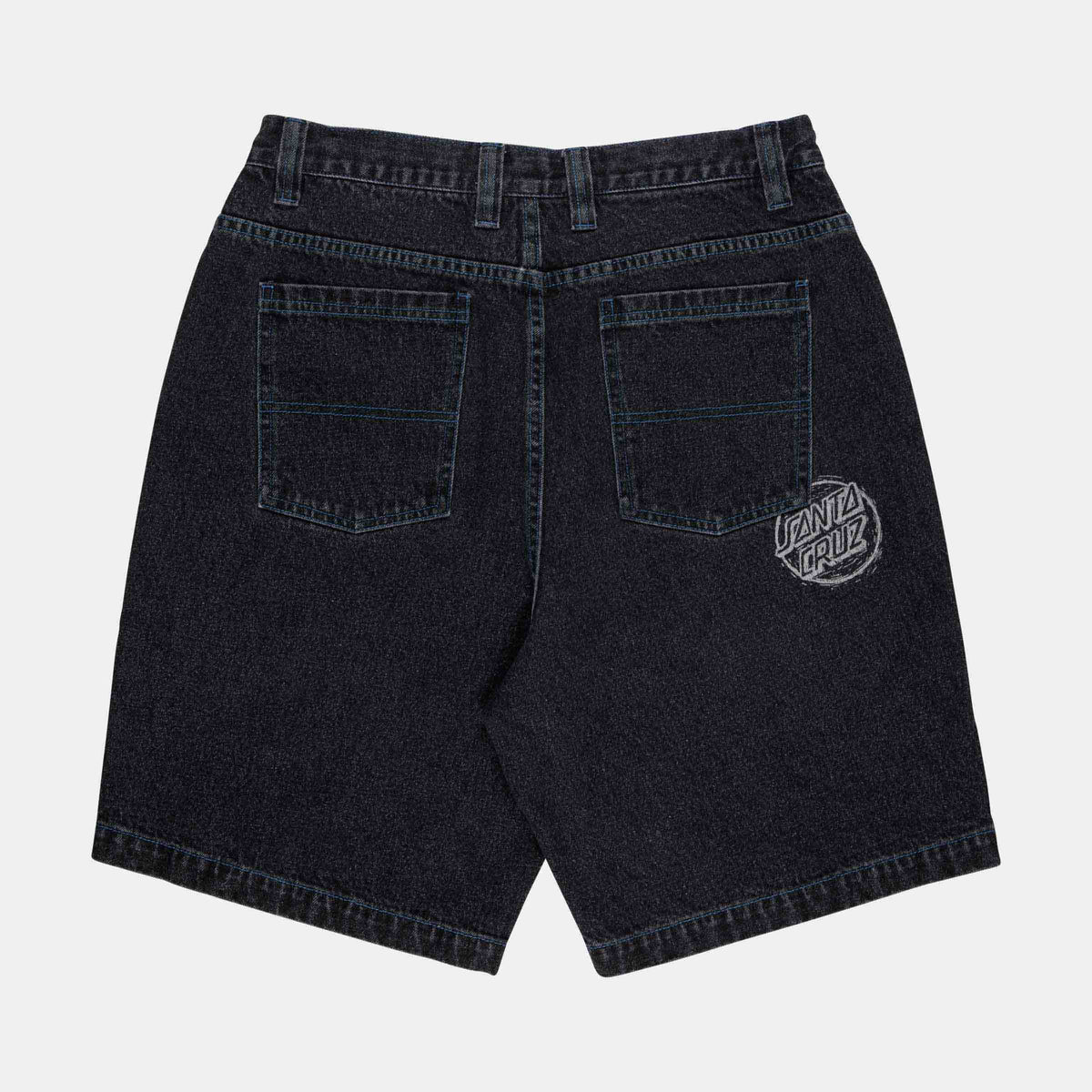Santa Cruz Stamped Big Shorts - Black