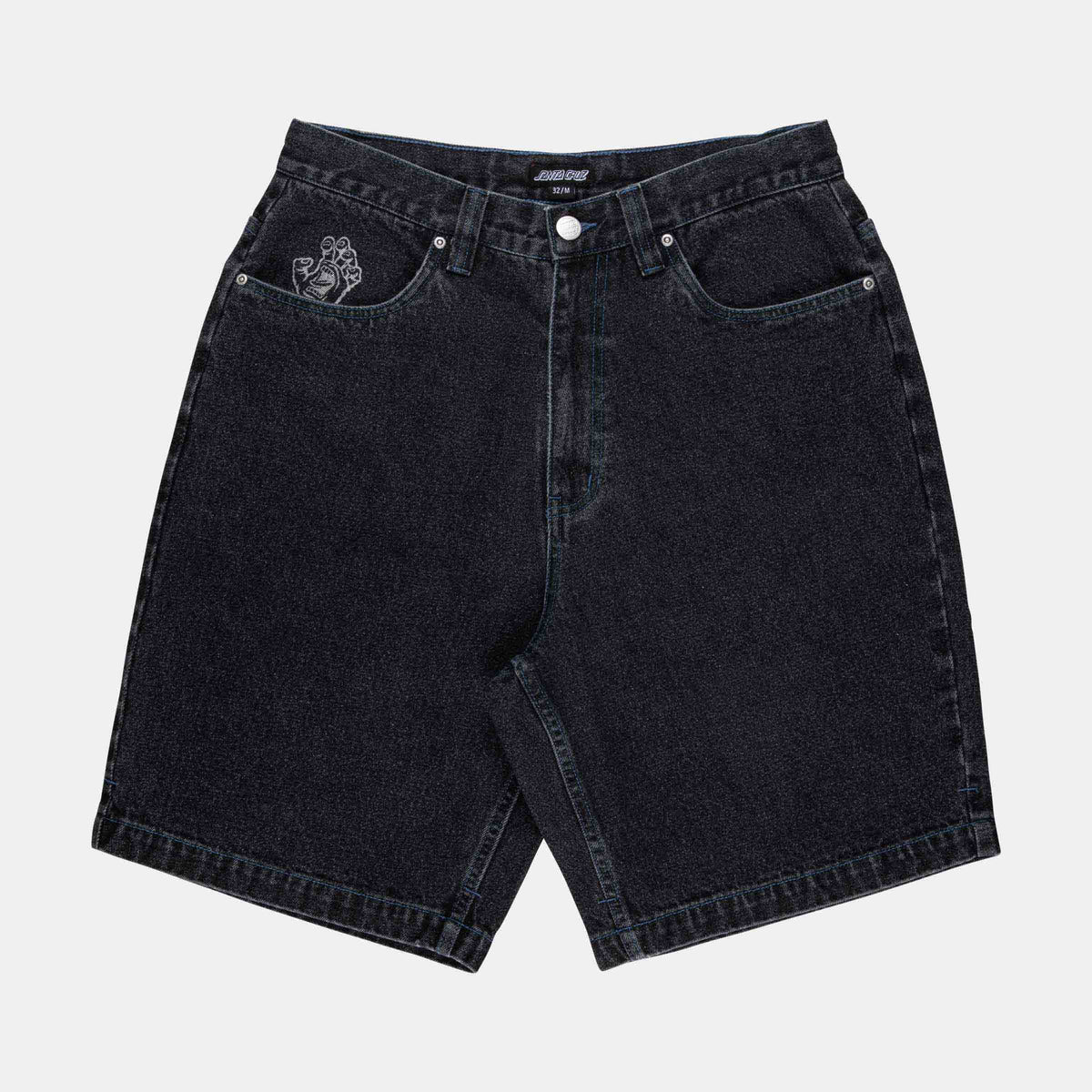 Santa Cruz Stamped Big Shorts - Black