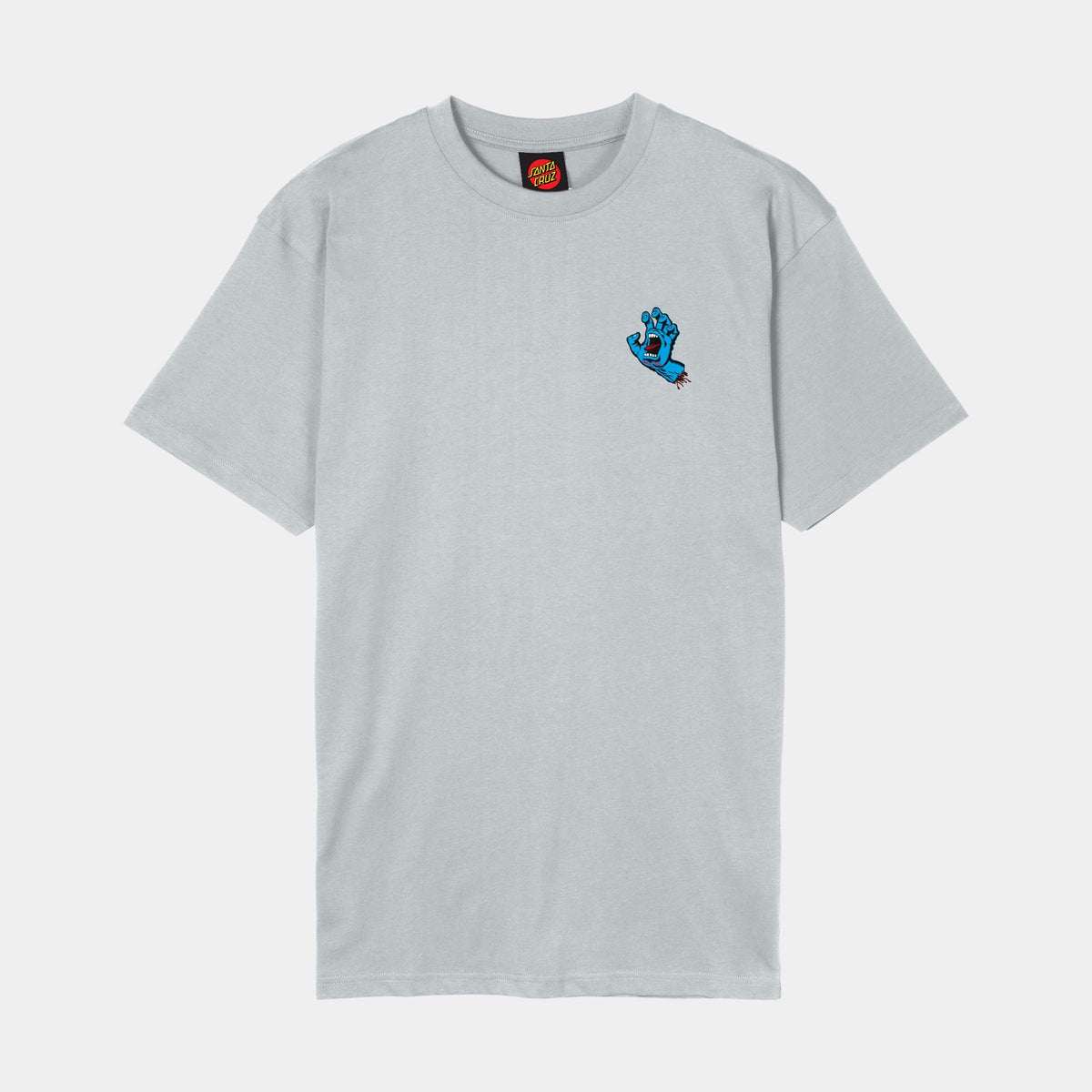 Santa Cruz Screaming Hand Chest T-Shirt - Mist
