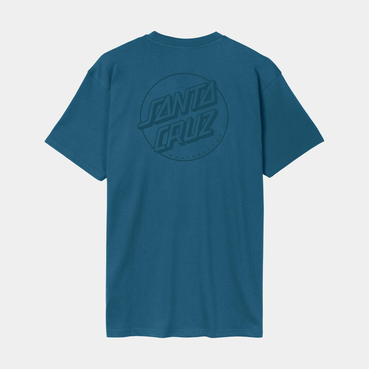 Santa Cruz Tonal Opus Dot Stripe T-Shirt - Dark Teal