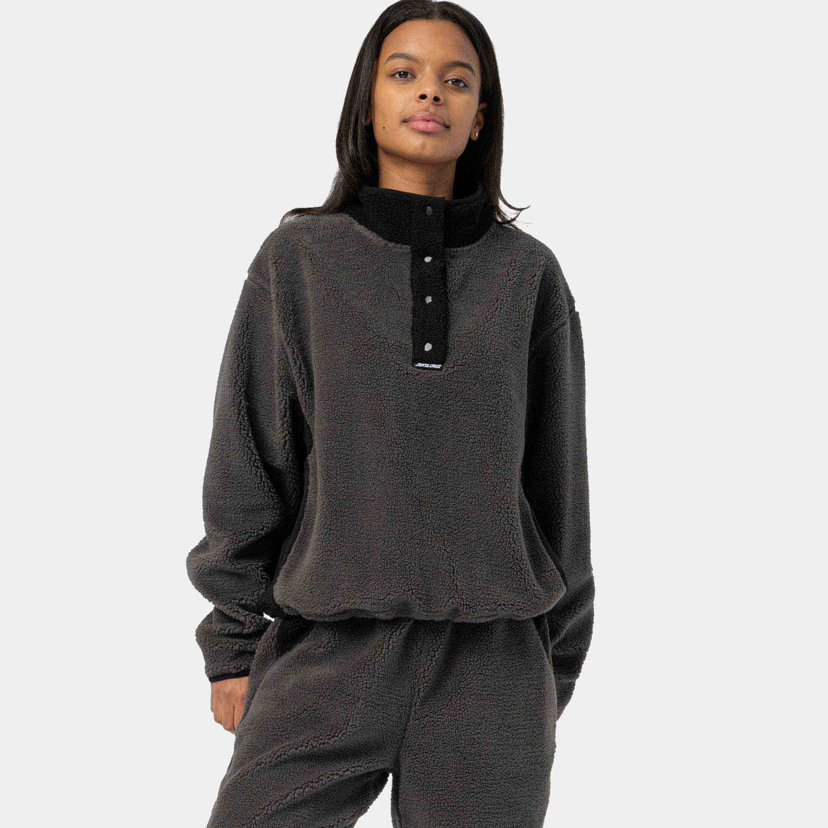 SANTA CRUZ WOMEN'S SIERRA FLEECE - CHARCOAL
