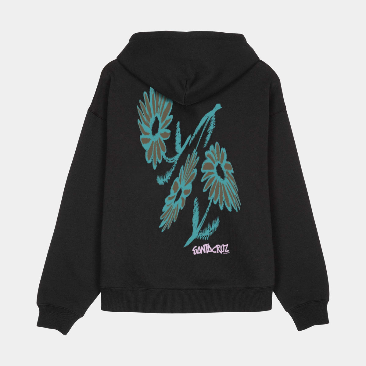 Santa Cruz Dizzy Daisy Women's Zip Hoodie - Black