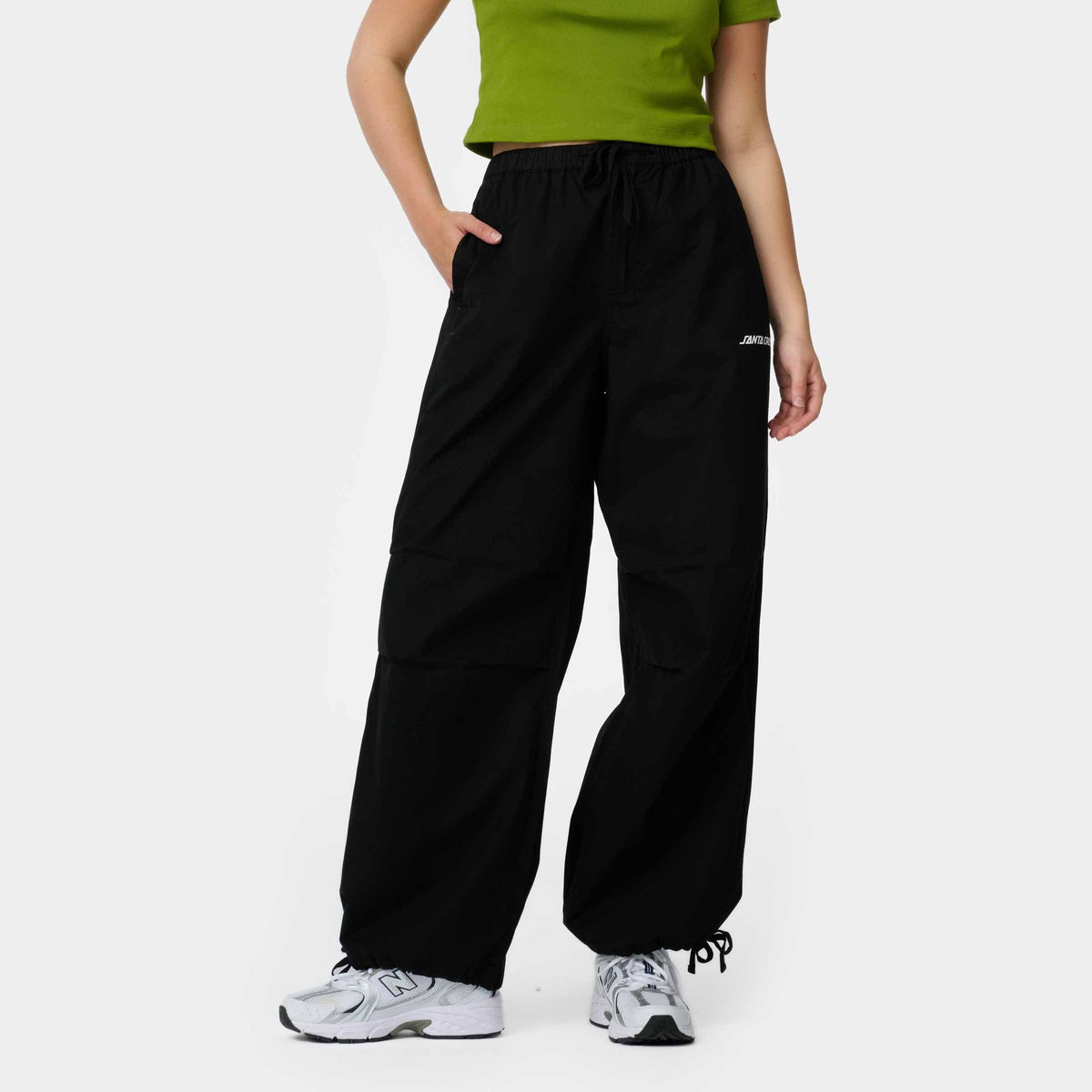 Santa Cruz Strip Parachute Pant - Black