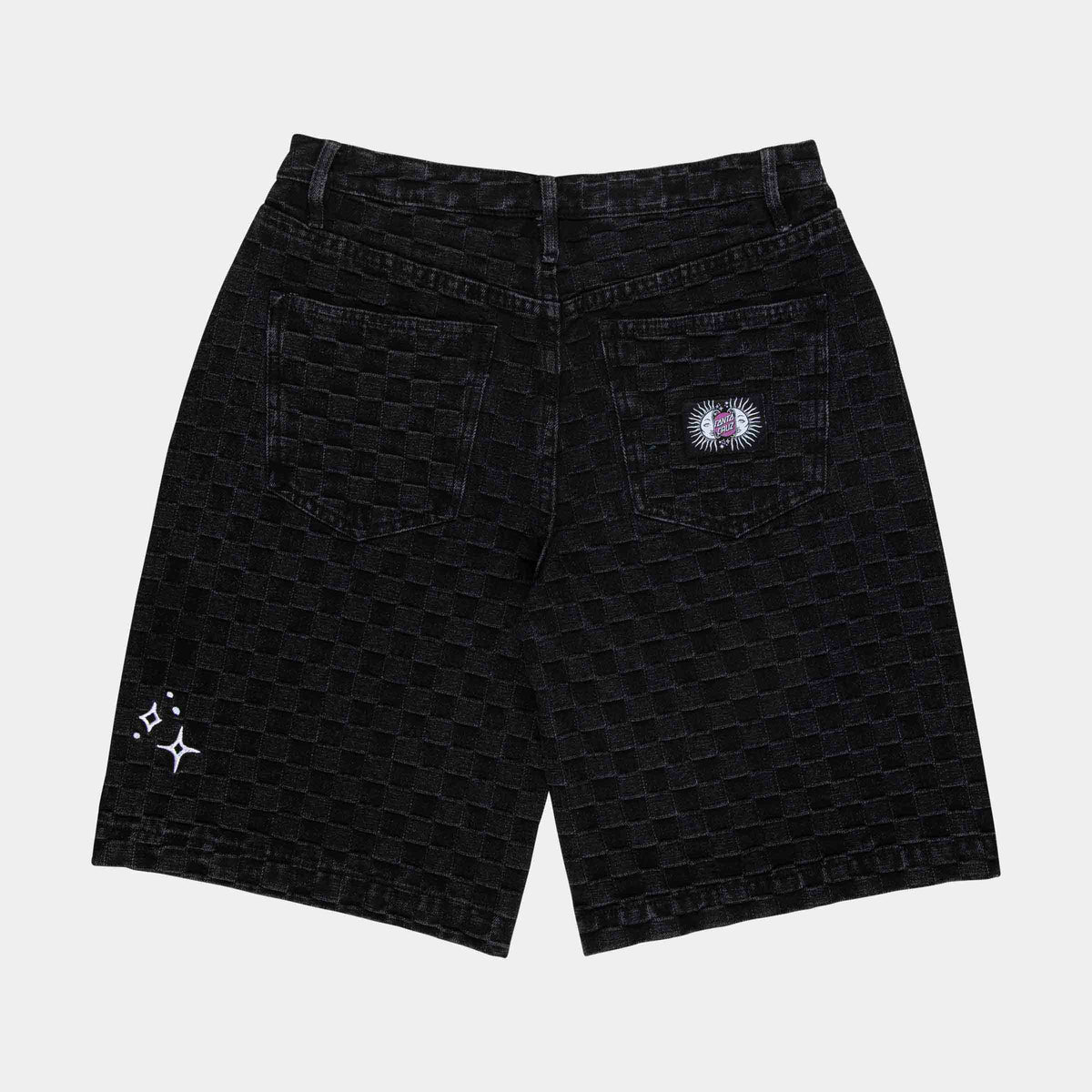 Santa Cruz Split Sun Shorts - Black Wash