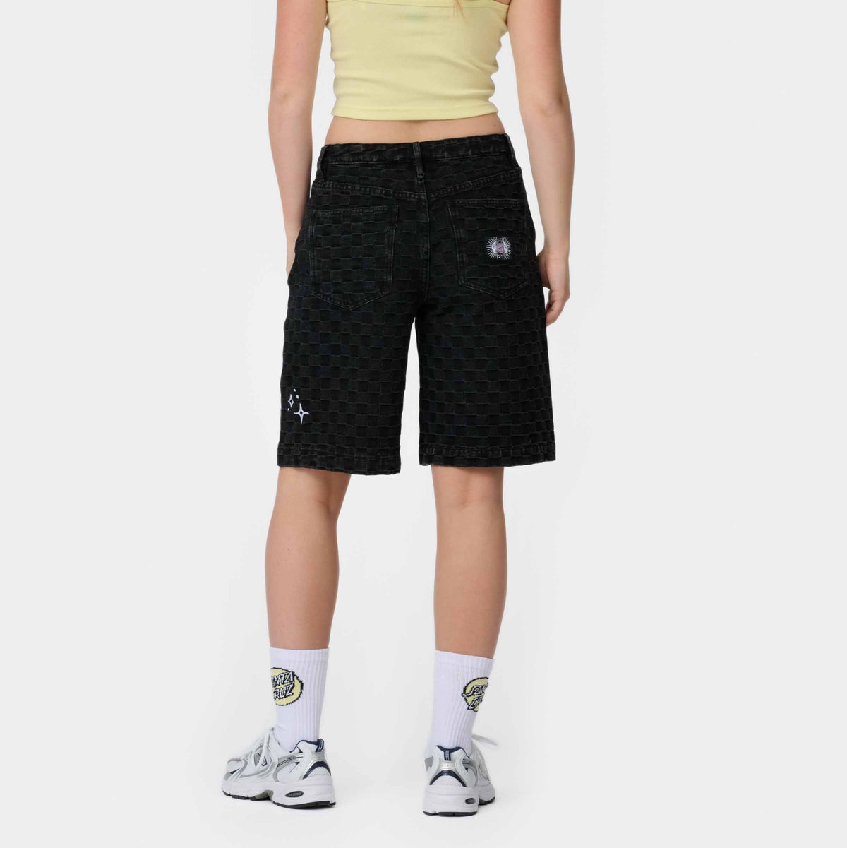 Santa Cruz Split Sun Shorts - Black Wash