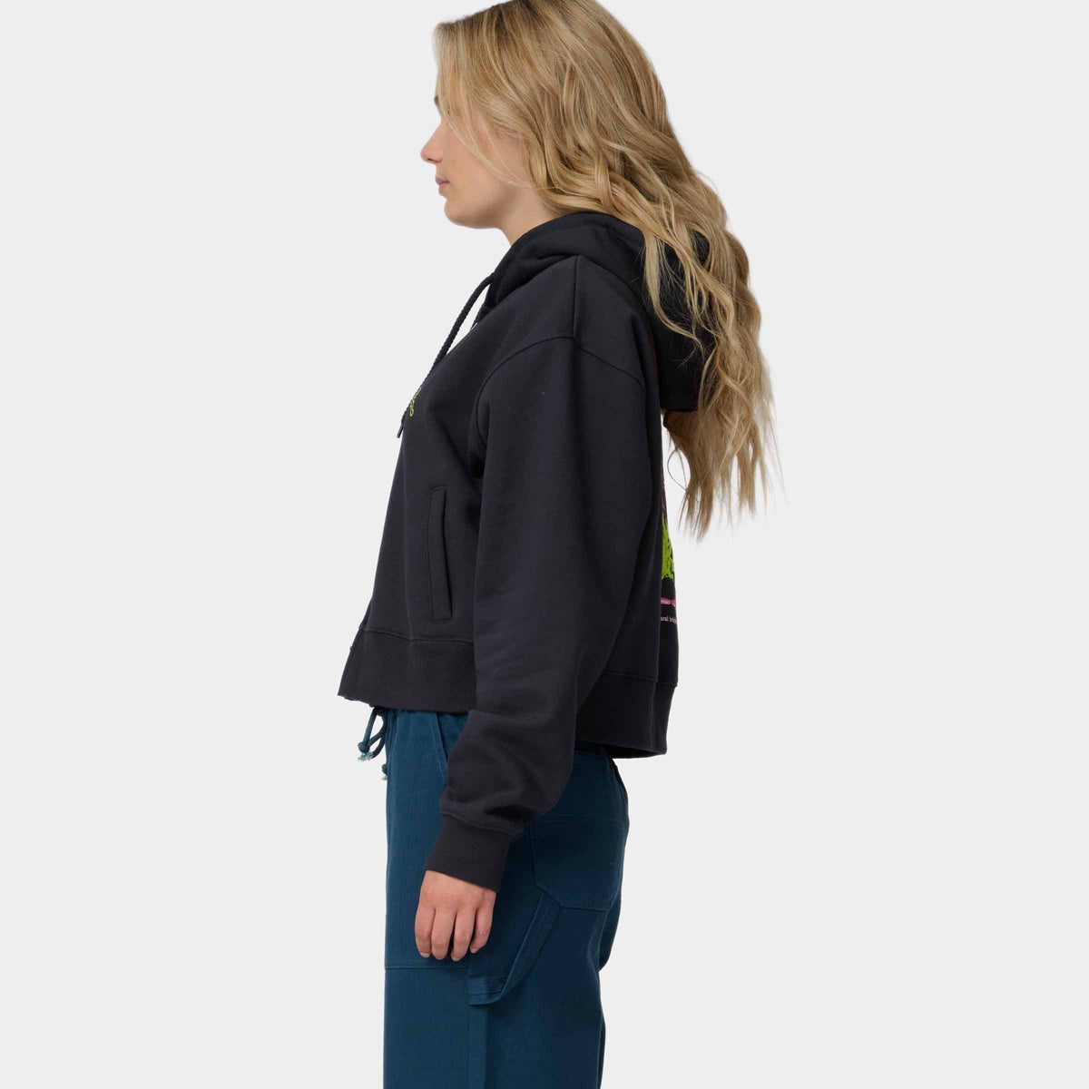 Santa Cruz Natural Bridges Zip Hoodie - Black Wash