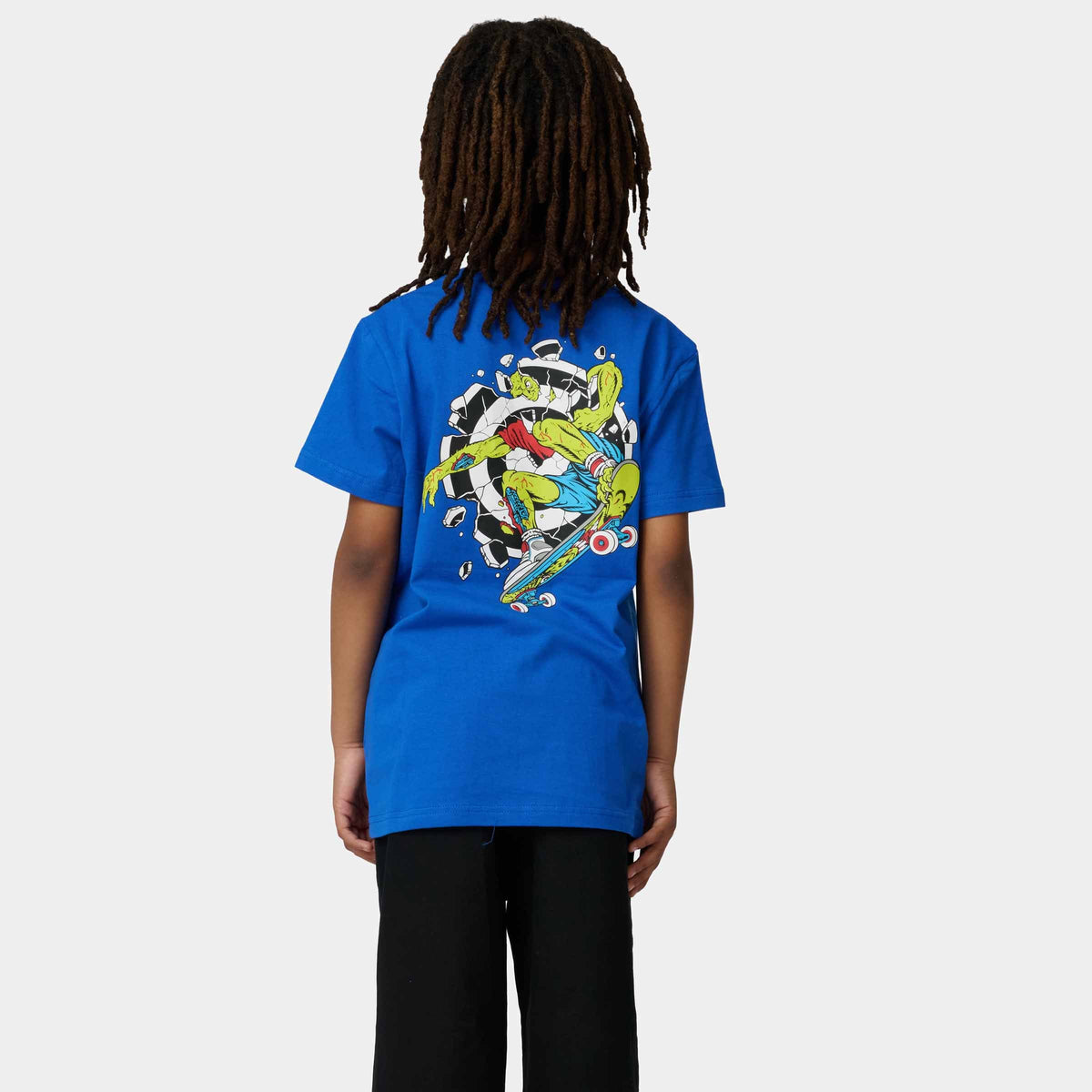 Santa Cruz Youth Rob Smasher T-Shirt - Ultramarine
