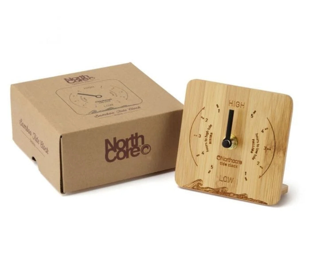 NORTHCORE DESK TOP BAMBOO TIDE CLOCK